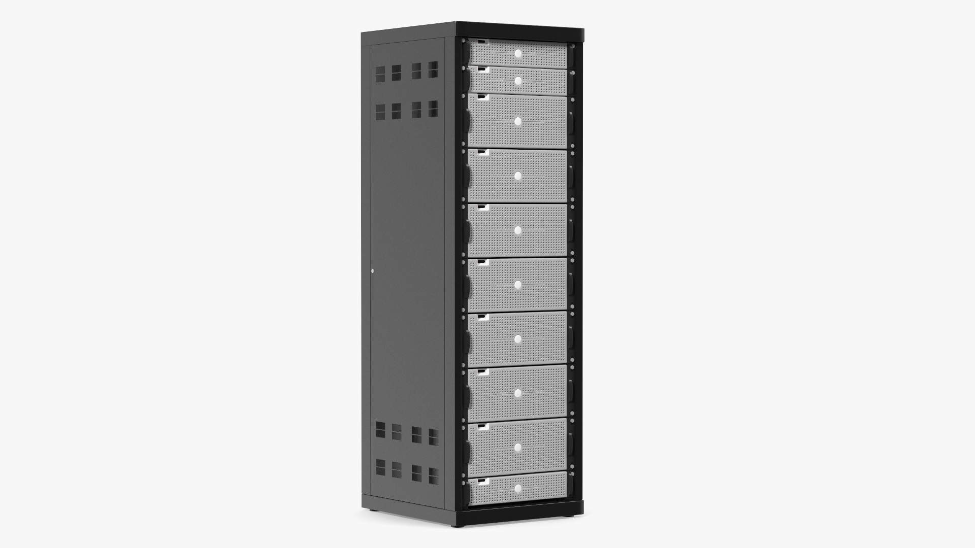 Dell Server Rack Cabinet 3D model