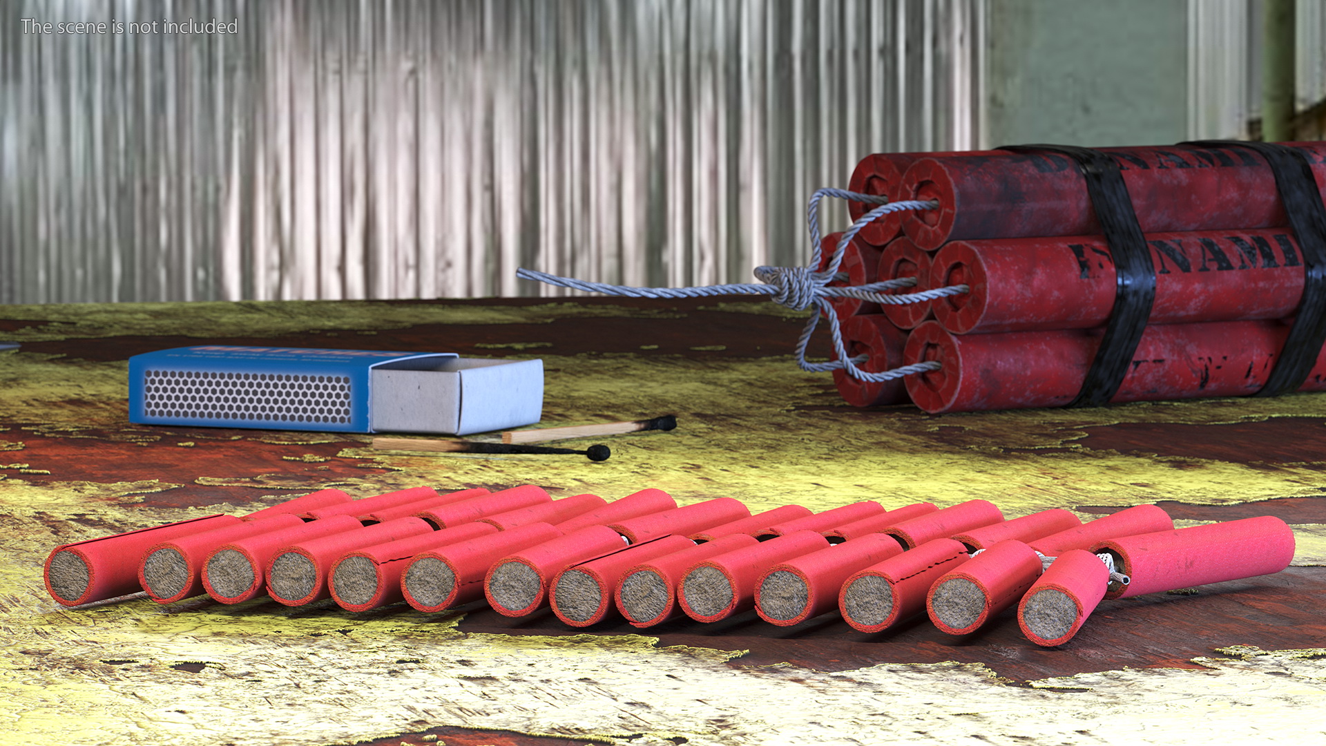 String of Firecrackers 3D