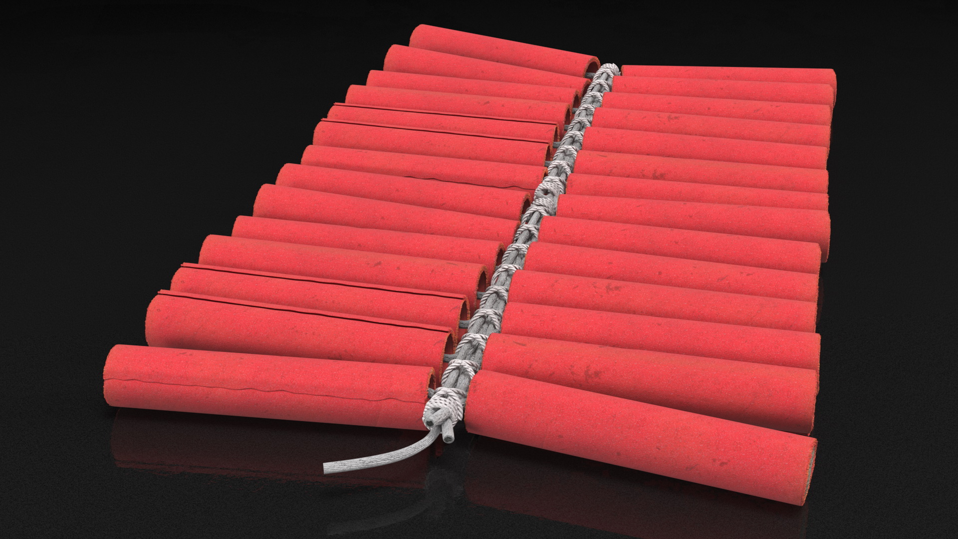 String of Firecrackers 3D