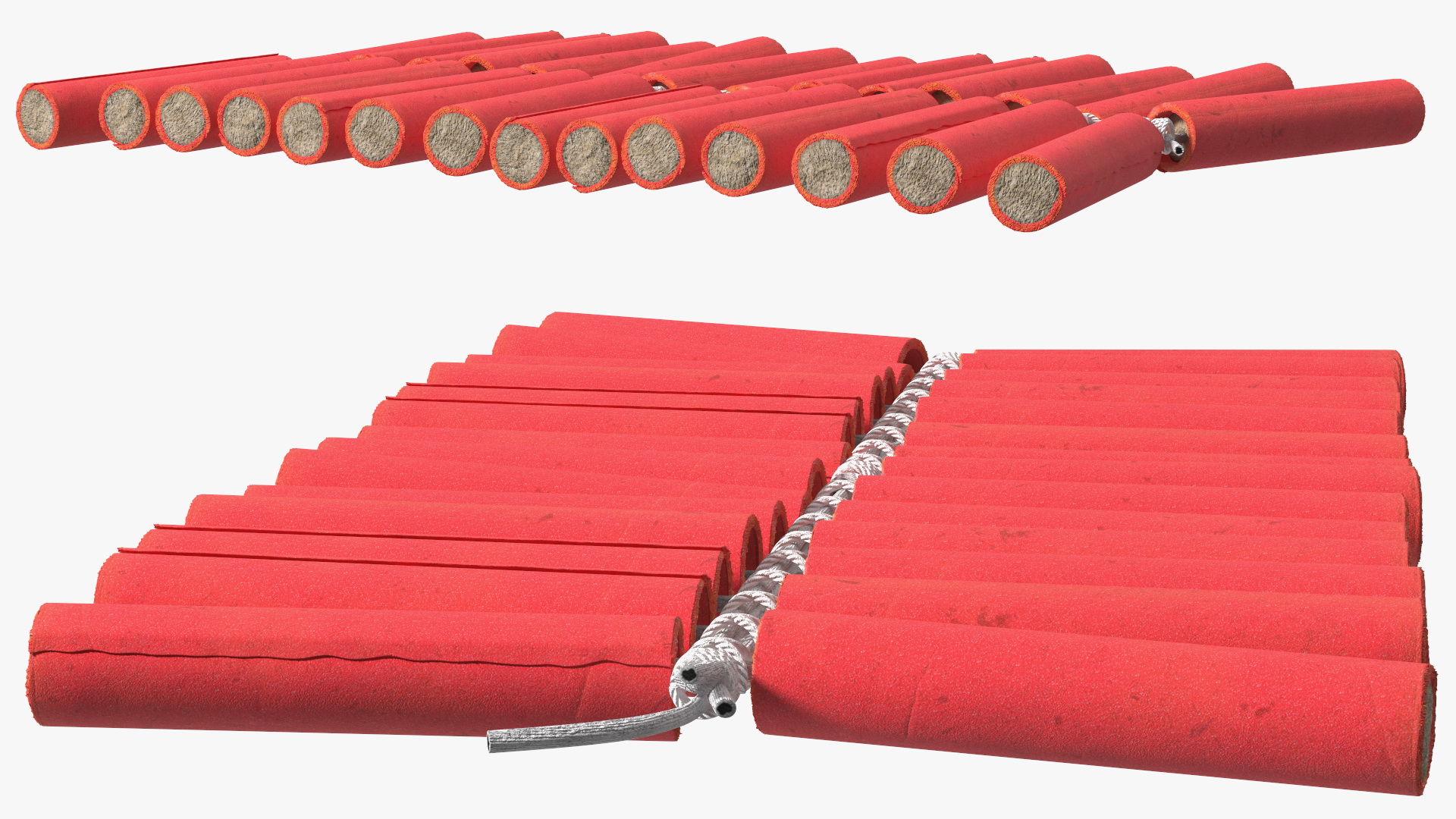 String of Firecrackers 3D