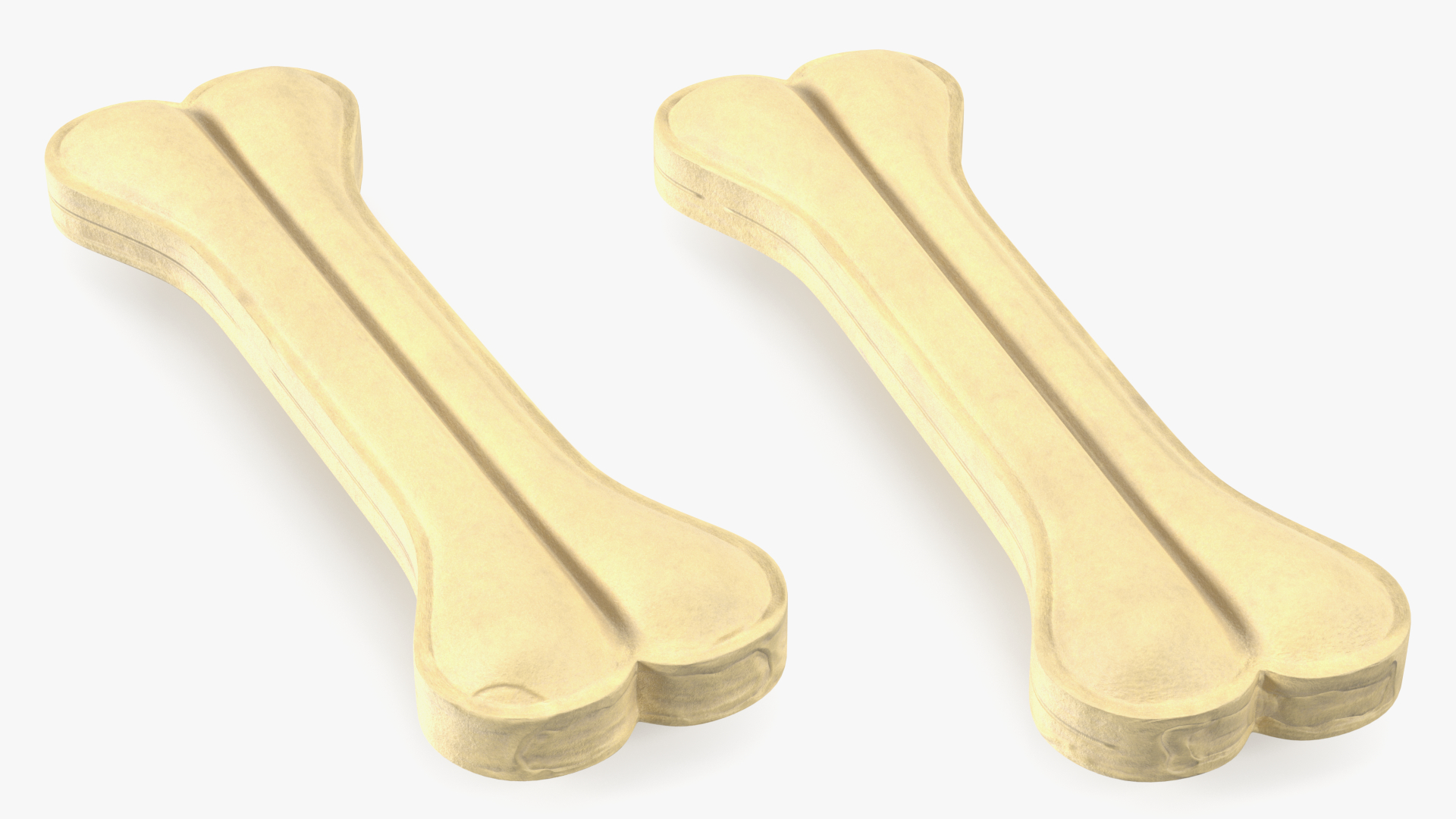 3D model Large Dog Chew Bone Light