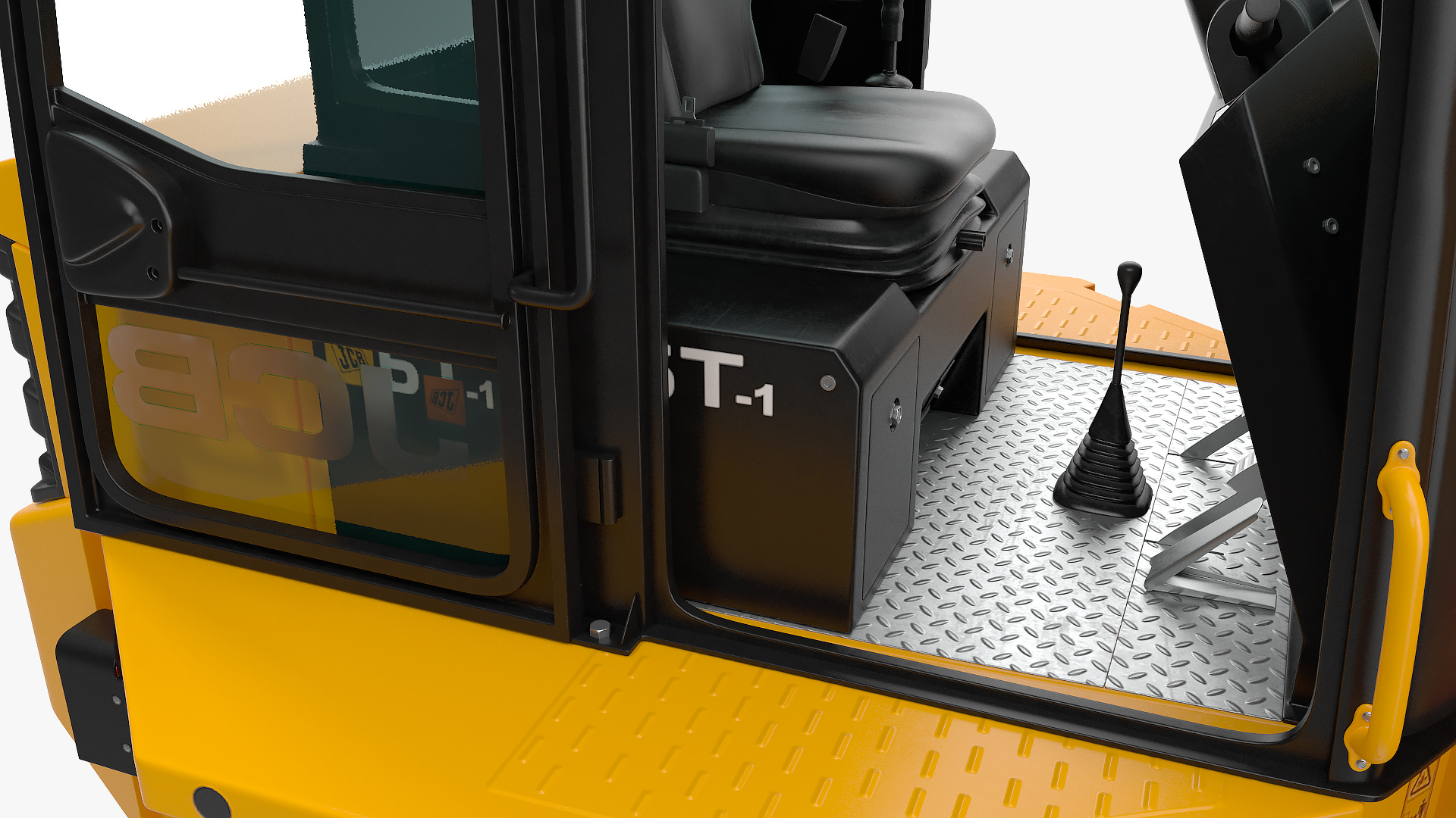 JCB 6T-1 Cabbed Site Dumper Rigged 3D model