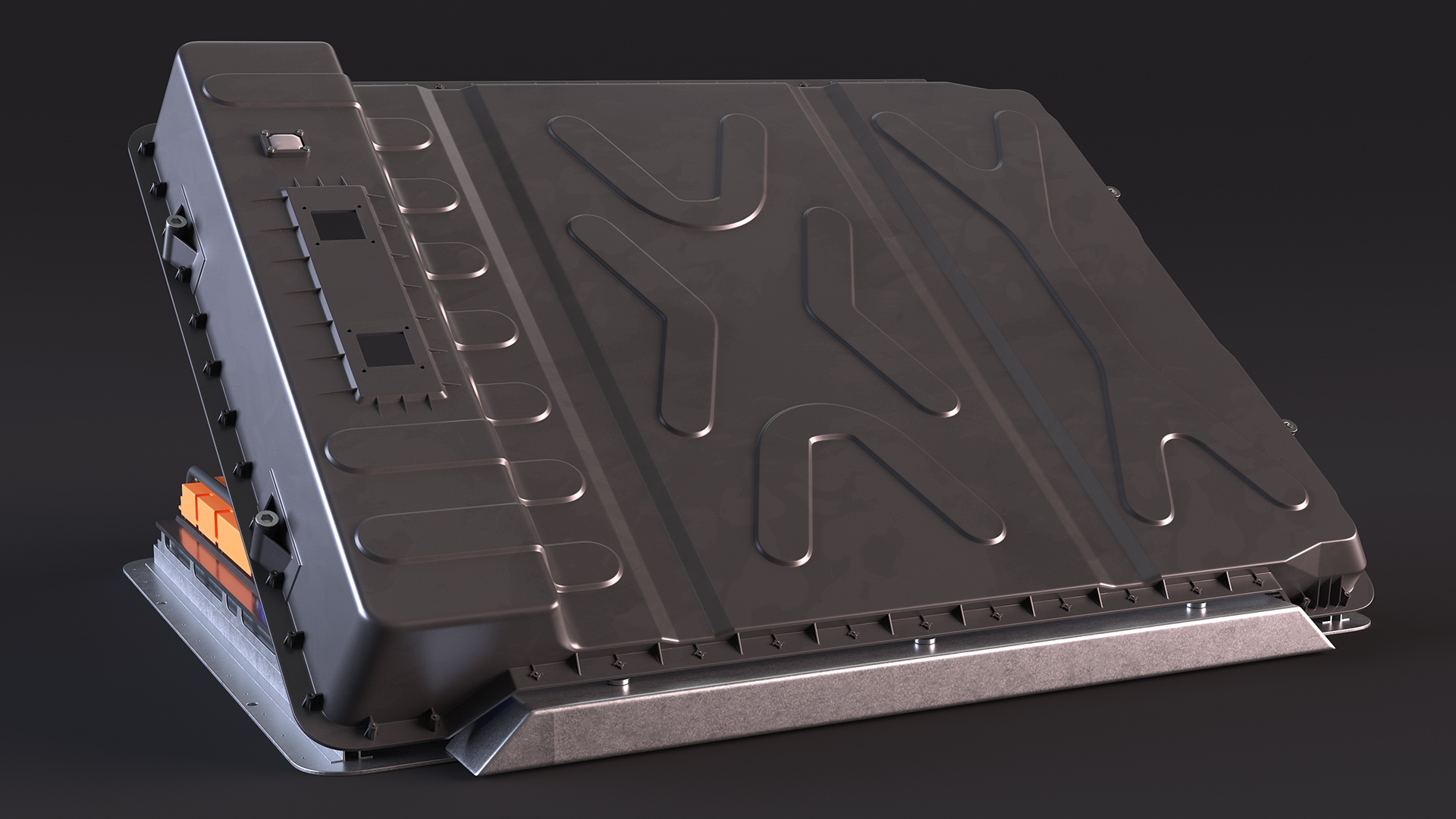 3D model Electric Car Battery Open