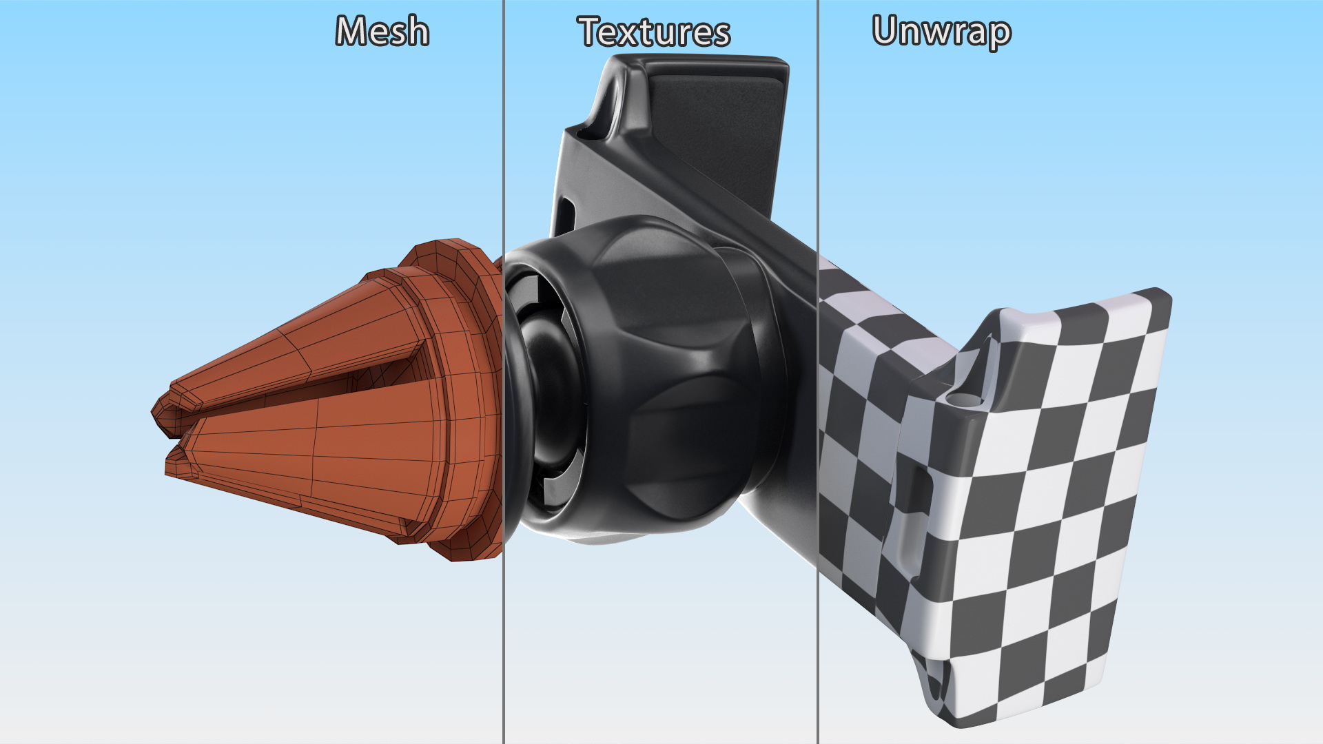 Universal Car Mount 3D model