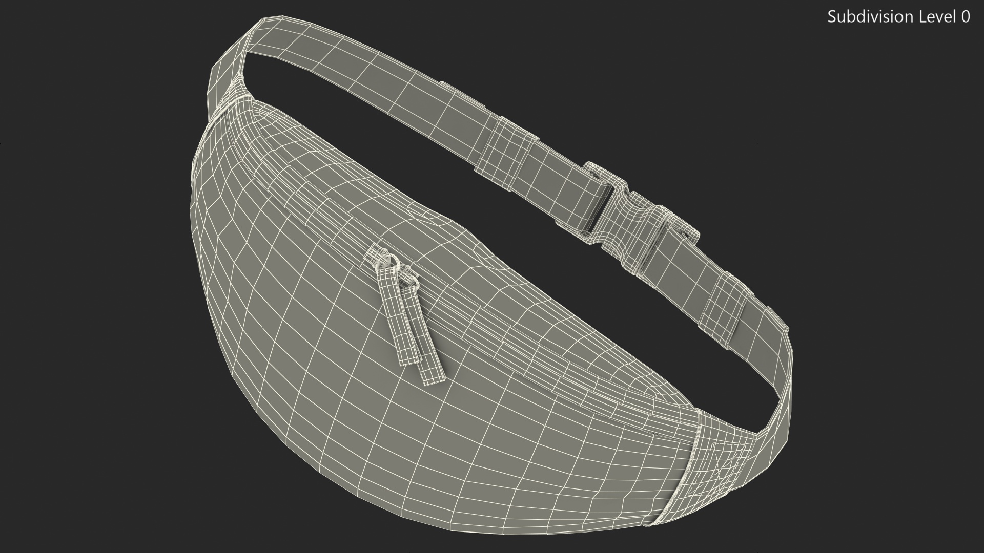 3D model Nike Sportswear Heritage Waist Bag Jade Stone