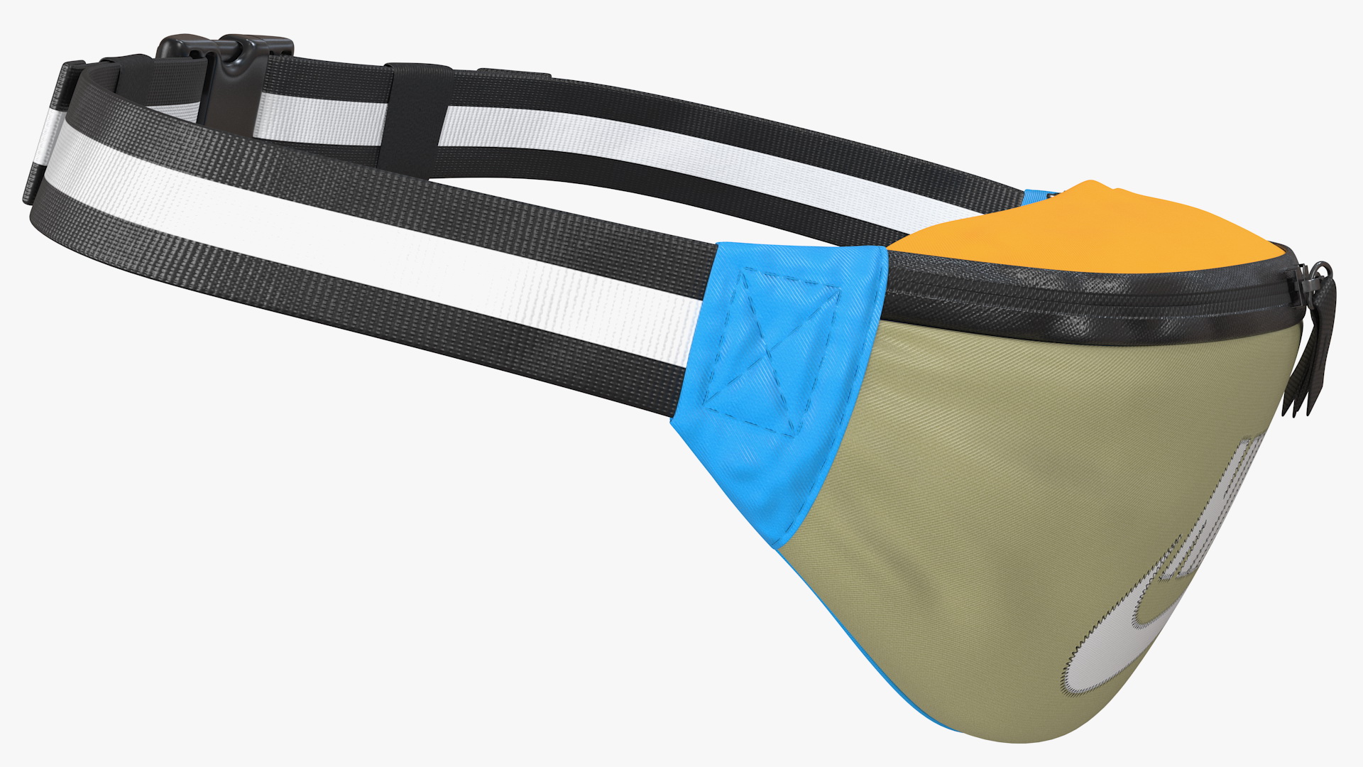 3D model Nike Sportswear Heritage Waist Bag Jade Stone