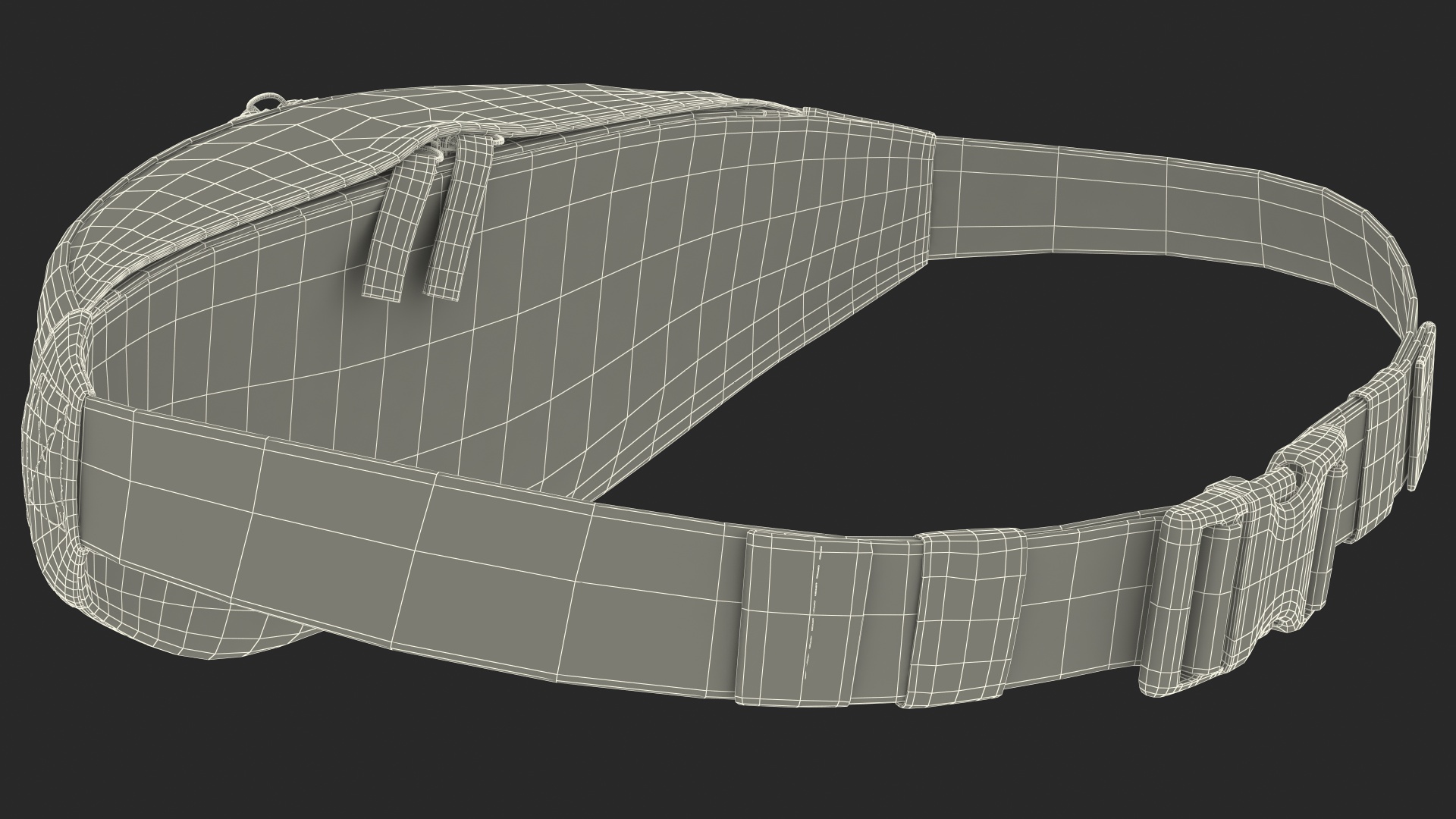 3D model Nike Sportswear Heritage Waist Bag Jade Stone