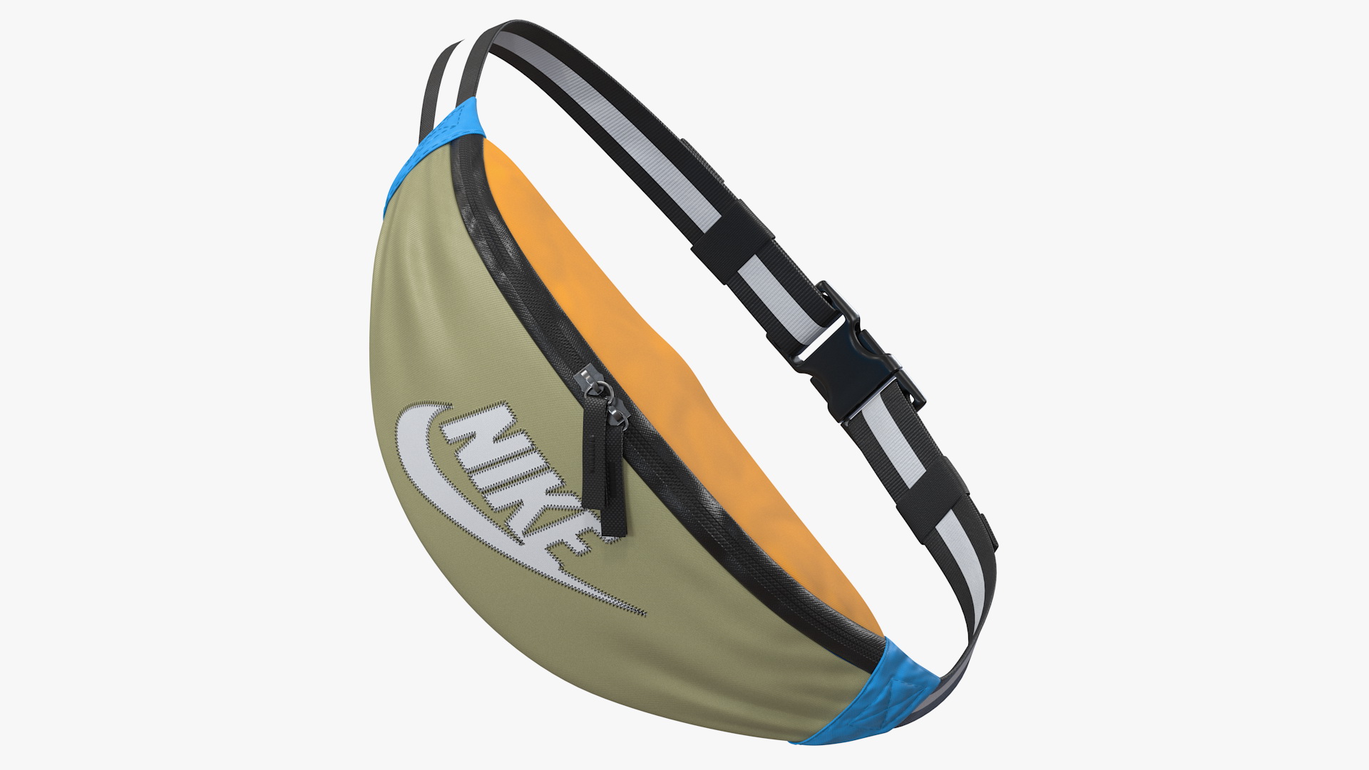 3D model Nike Sportswear Heritage Waist Bag Jade Stone