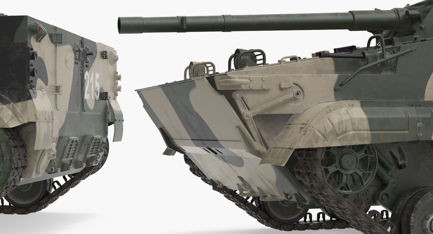 3D Infantry Fighting Vehicle BMP 3 Rigged model