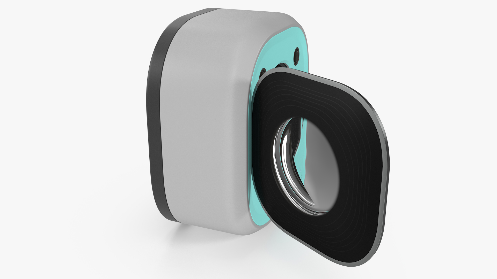 3D Mini Washing Machine Wall Mounted Blue model