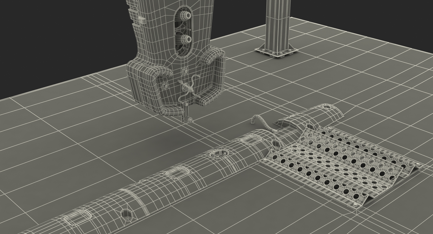 Automatic Carwash System Generic 3D