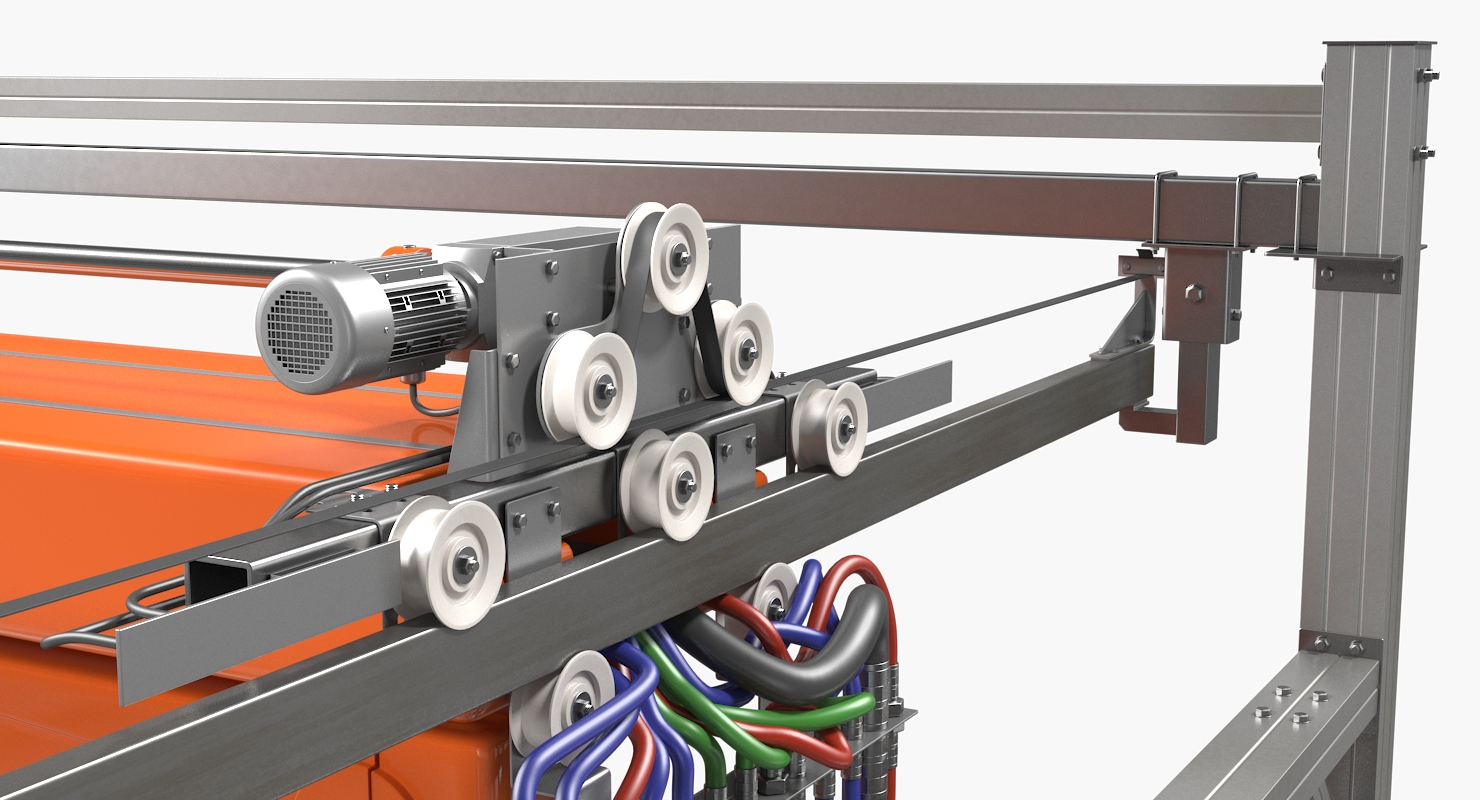 Automatic Carwash System Generic 3D