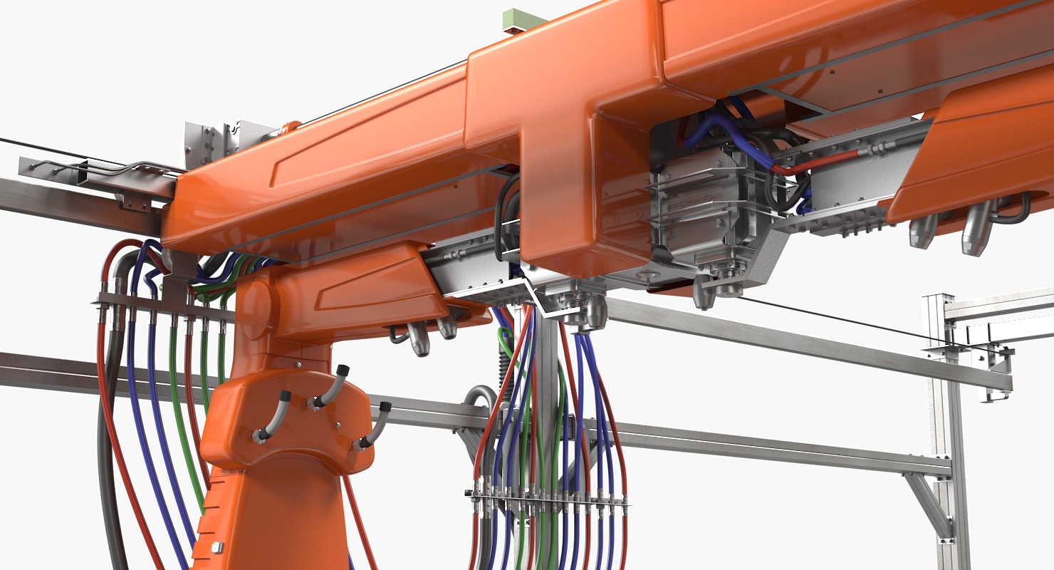 Automatic Carwash System Generic 3D