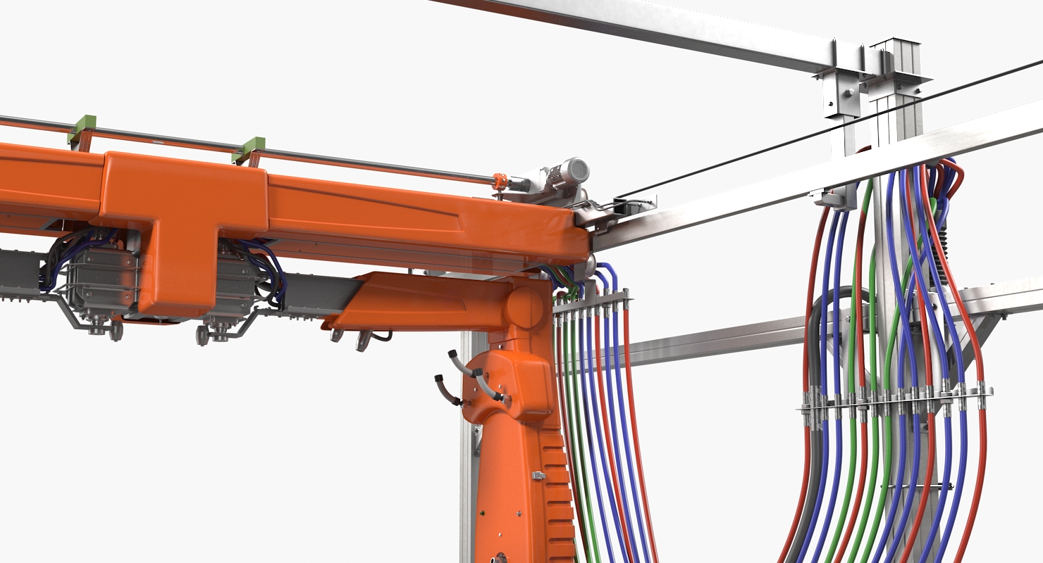 Automatic Carwash System Generic 3D