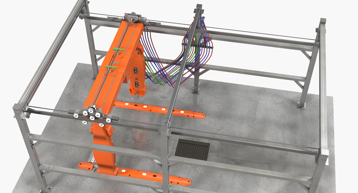 Automatic Carwash System Generic 3D