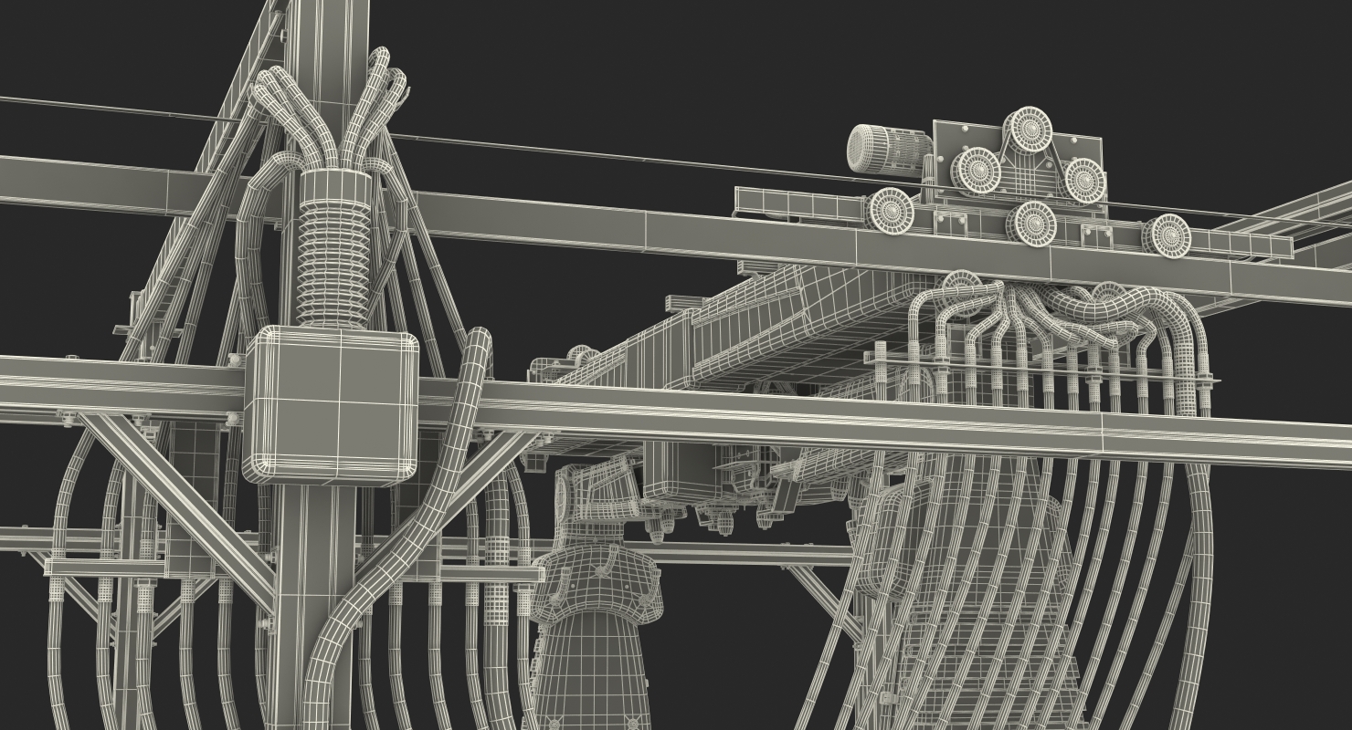 Automatic Carwash System Generic 3D