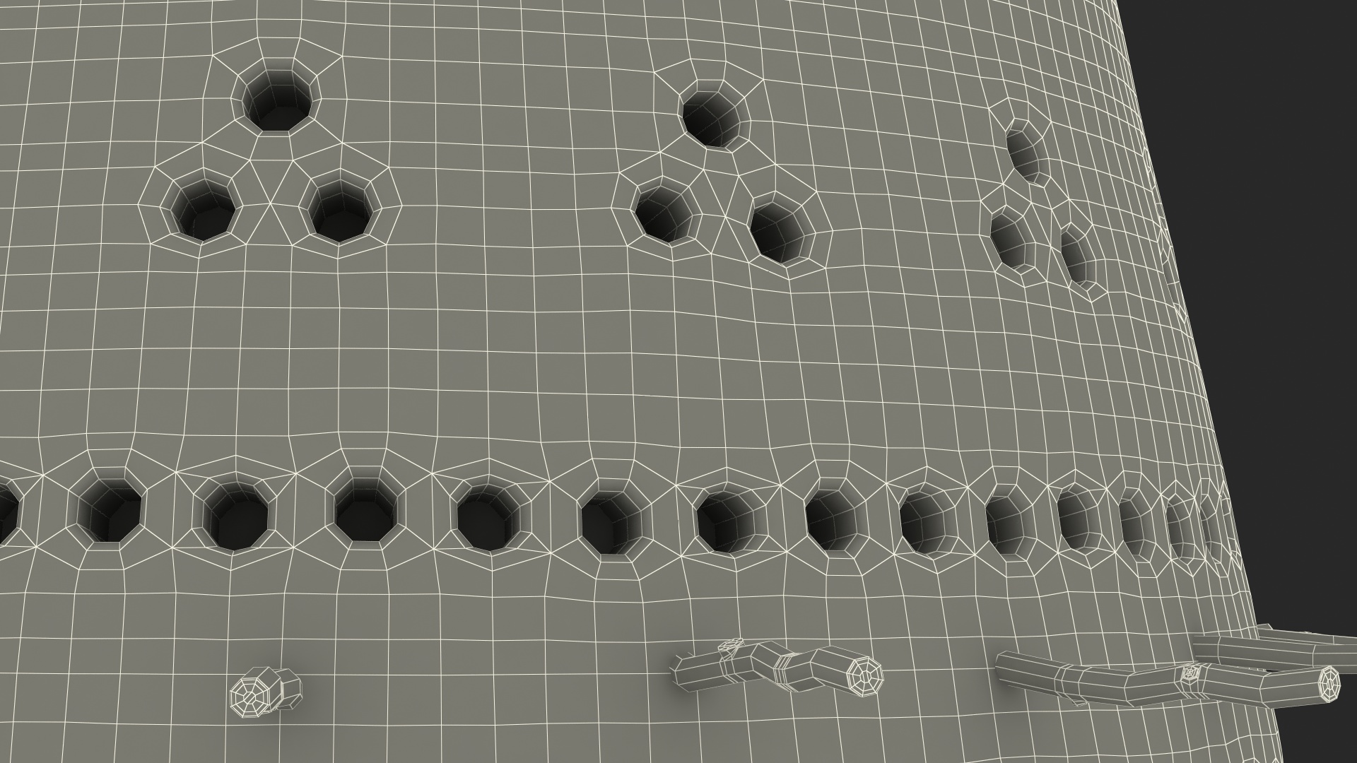 3D Pigeon Tower White model