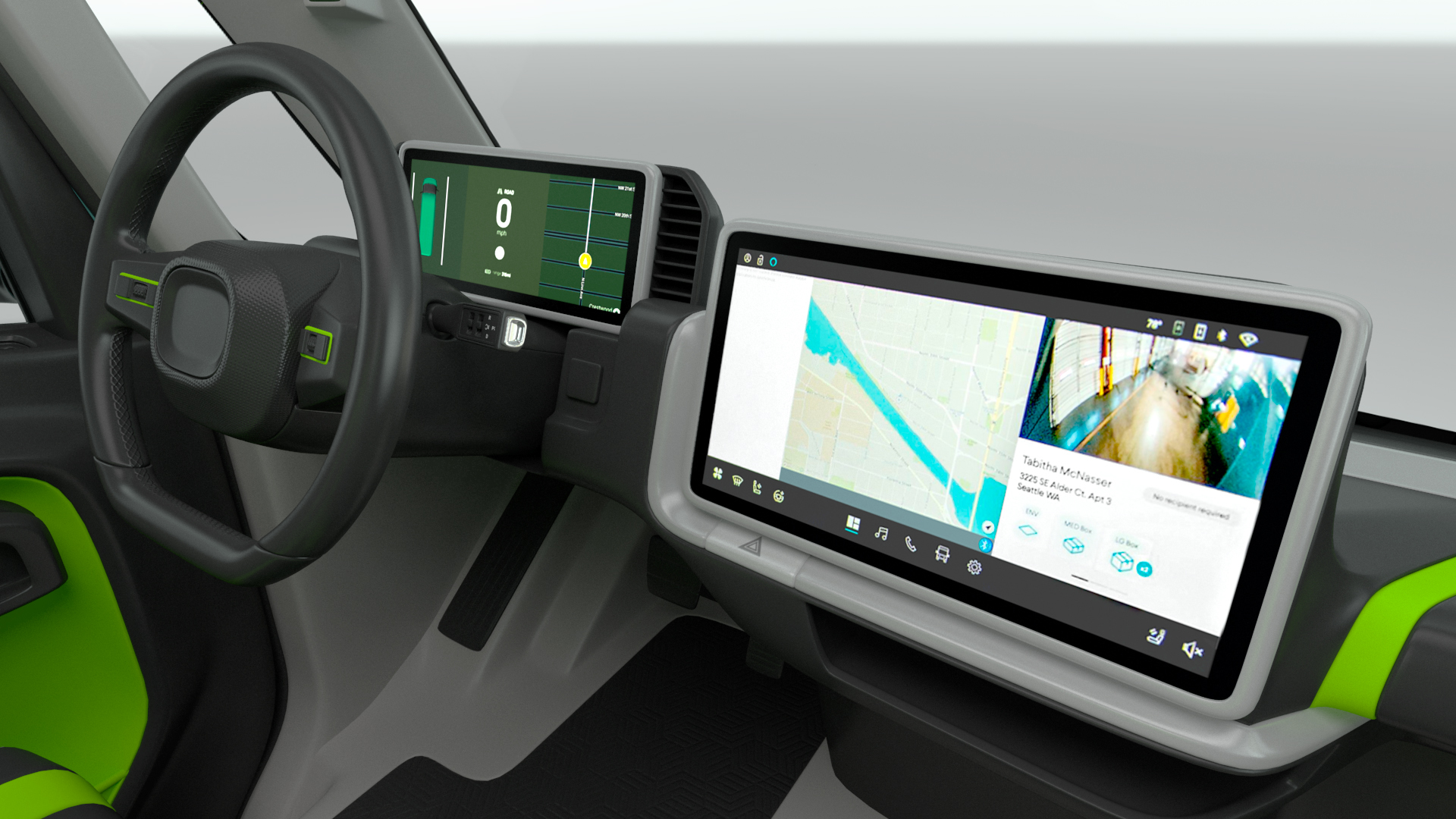 3D Electric Delivery Van