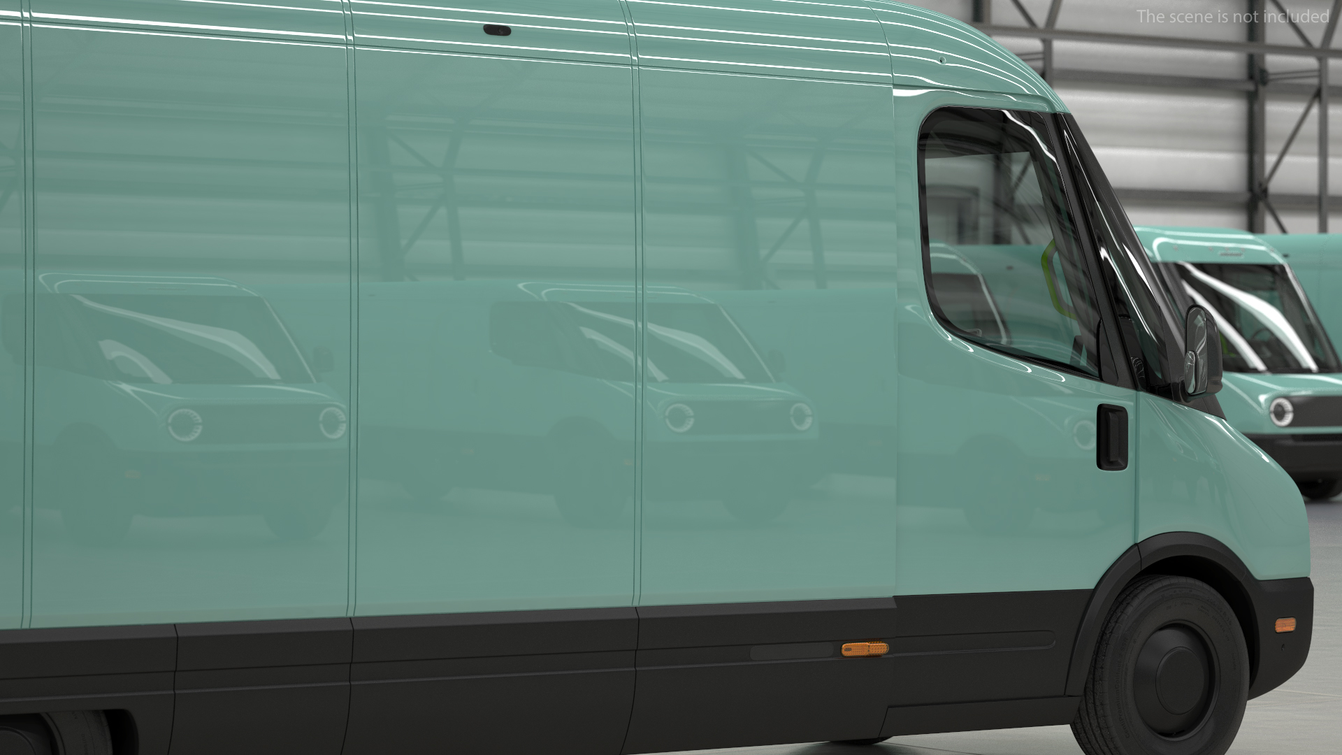 3D Electric Delivery Van