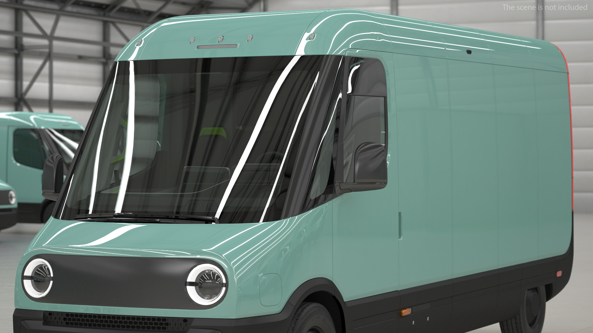 3D Electric Delivery Van