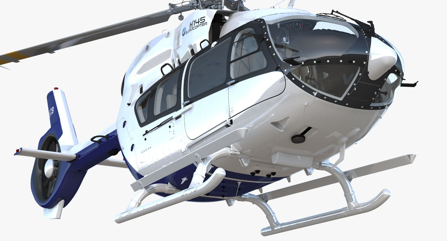 Light Utility Helicopter Eurocopter EC145 T2 3D model