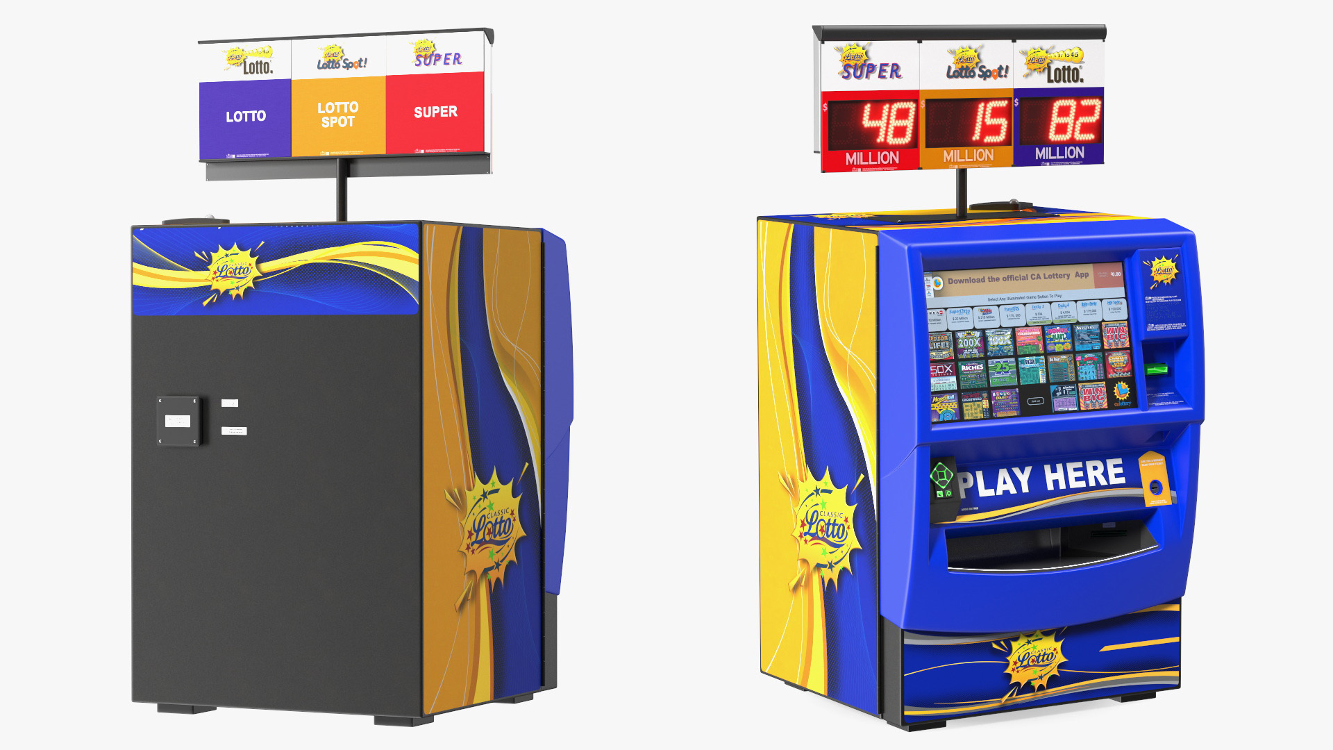 3D model Lottery Machine