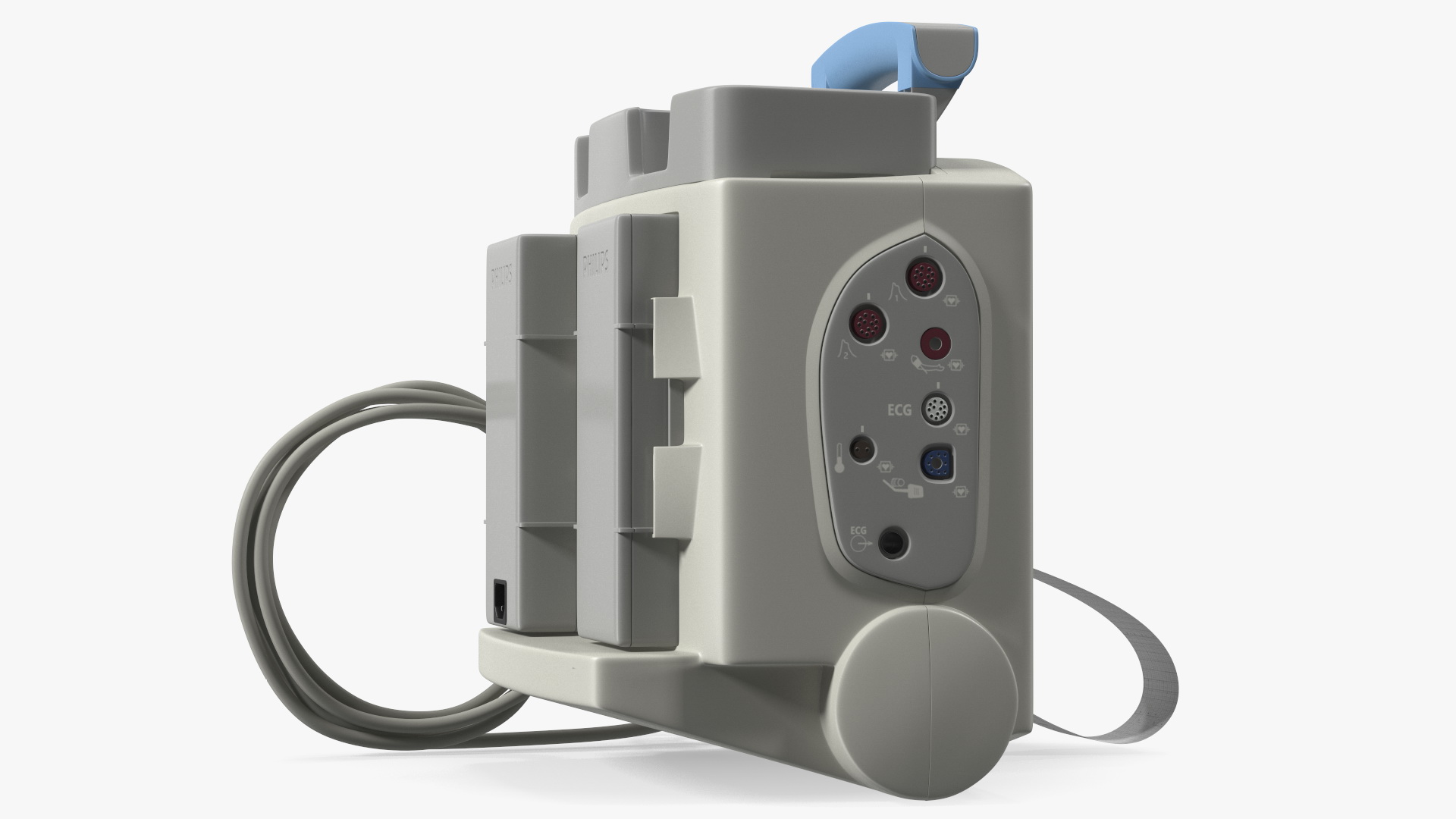 3D Philips HeartStart MRx Defibrillator with ECG Monitor model