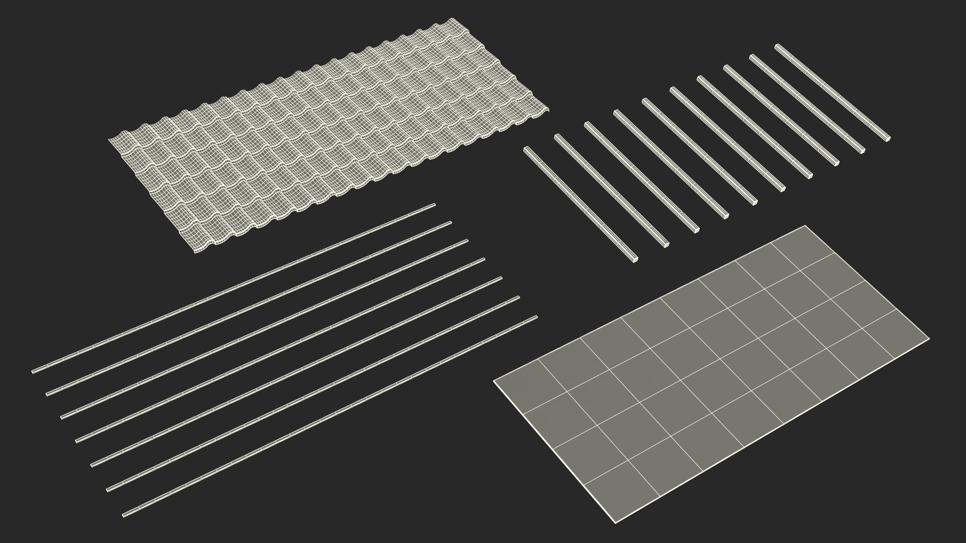 3D model Metal Tile