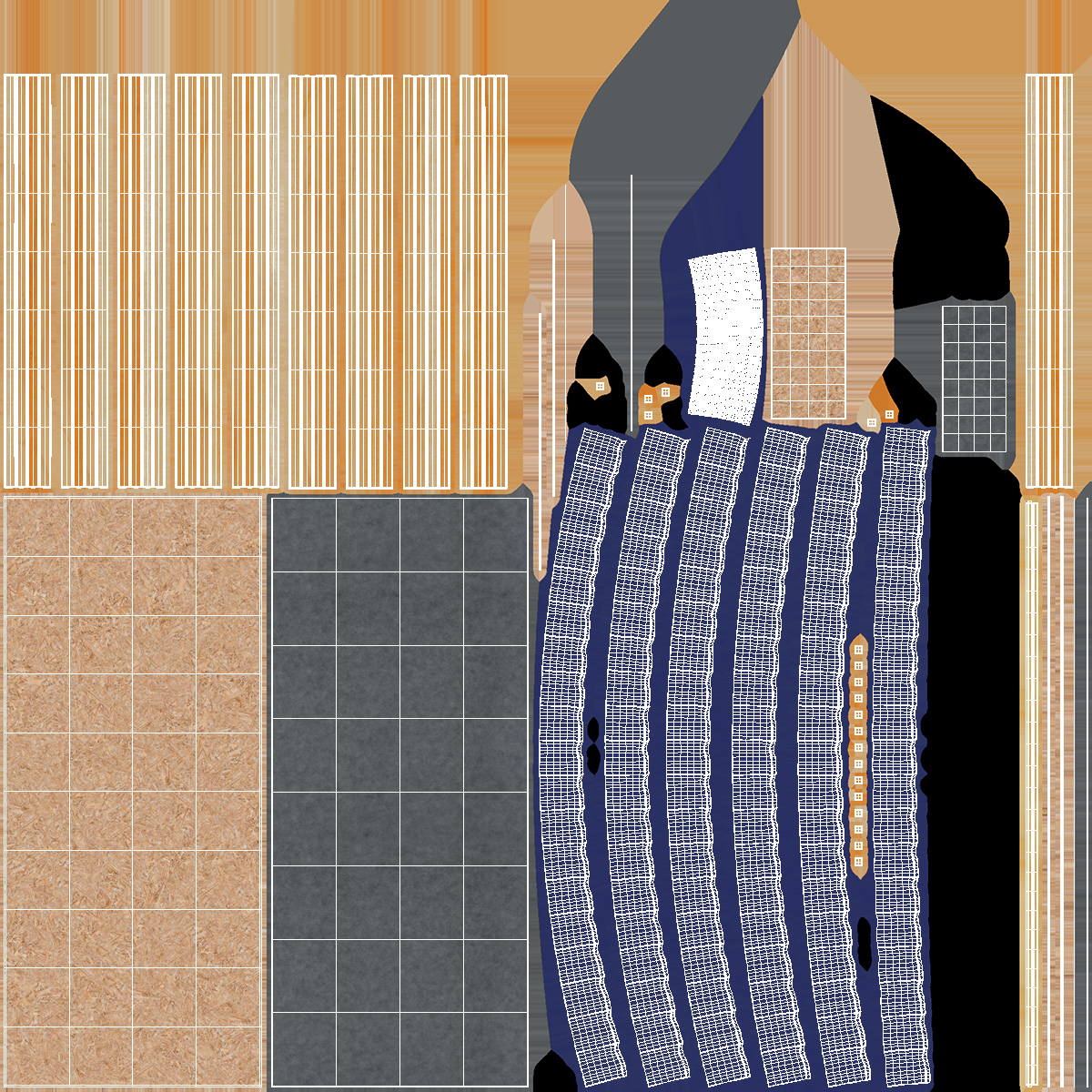 3D model Metal Tile