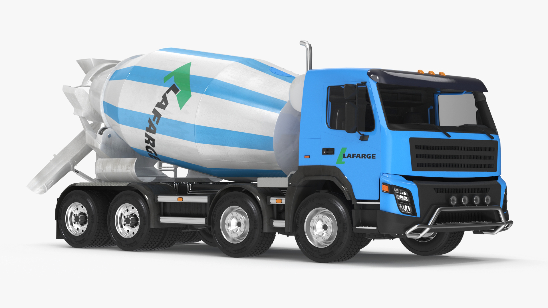 3D Lafarge Cement Mixer Truck