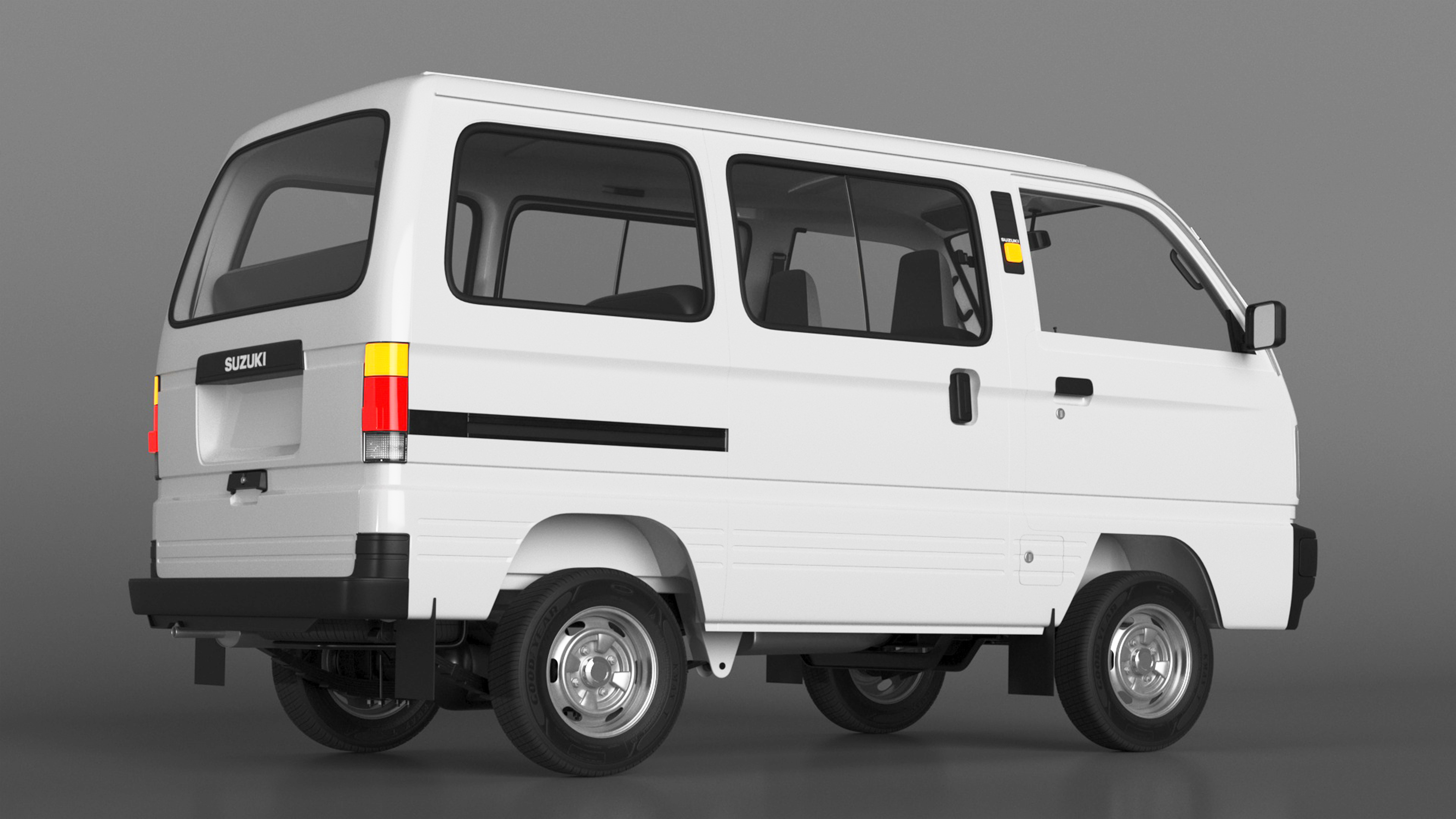 Suzuki Super Carry Passenger Van 3D