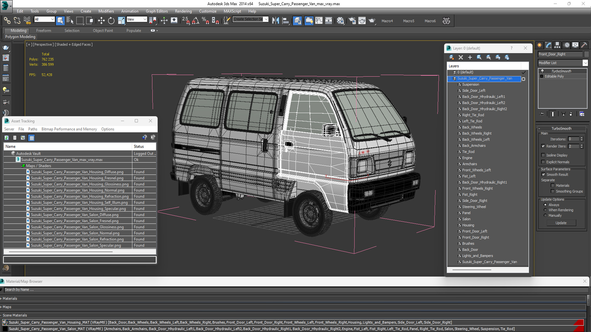 Suzuki Super Carry Passenger Van 3D