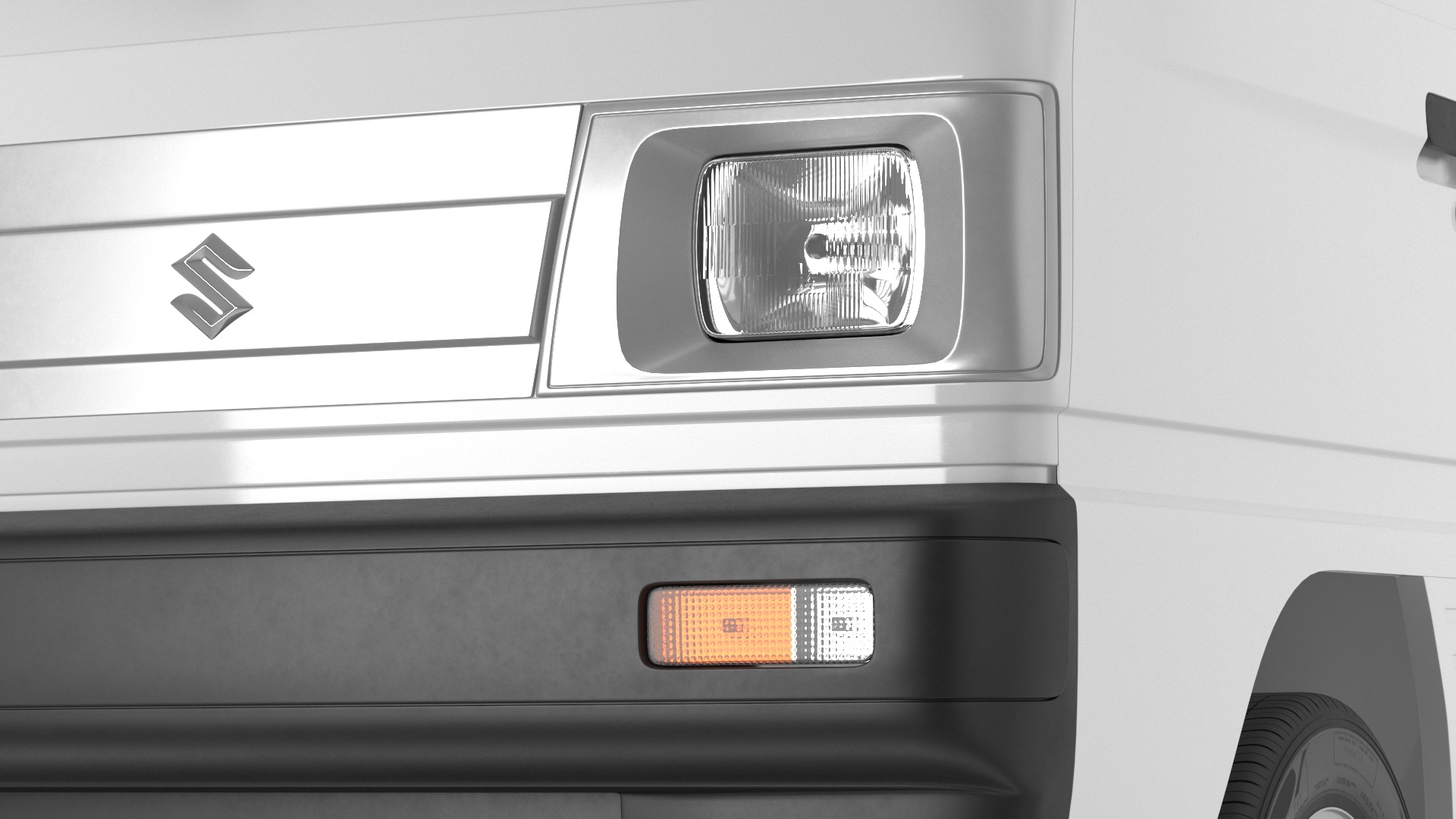 Suzuki Super Carry Passenger Van 3D