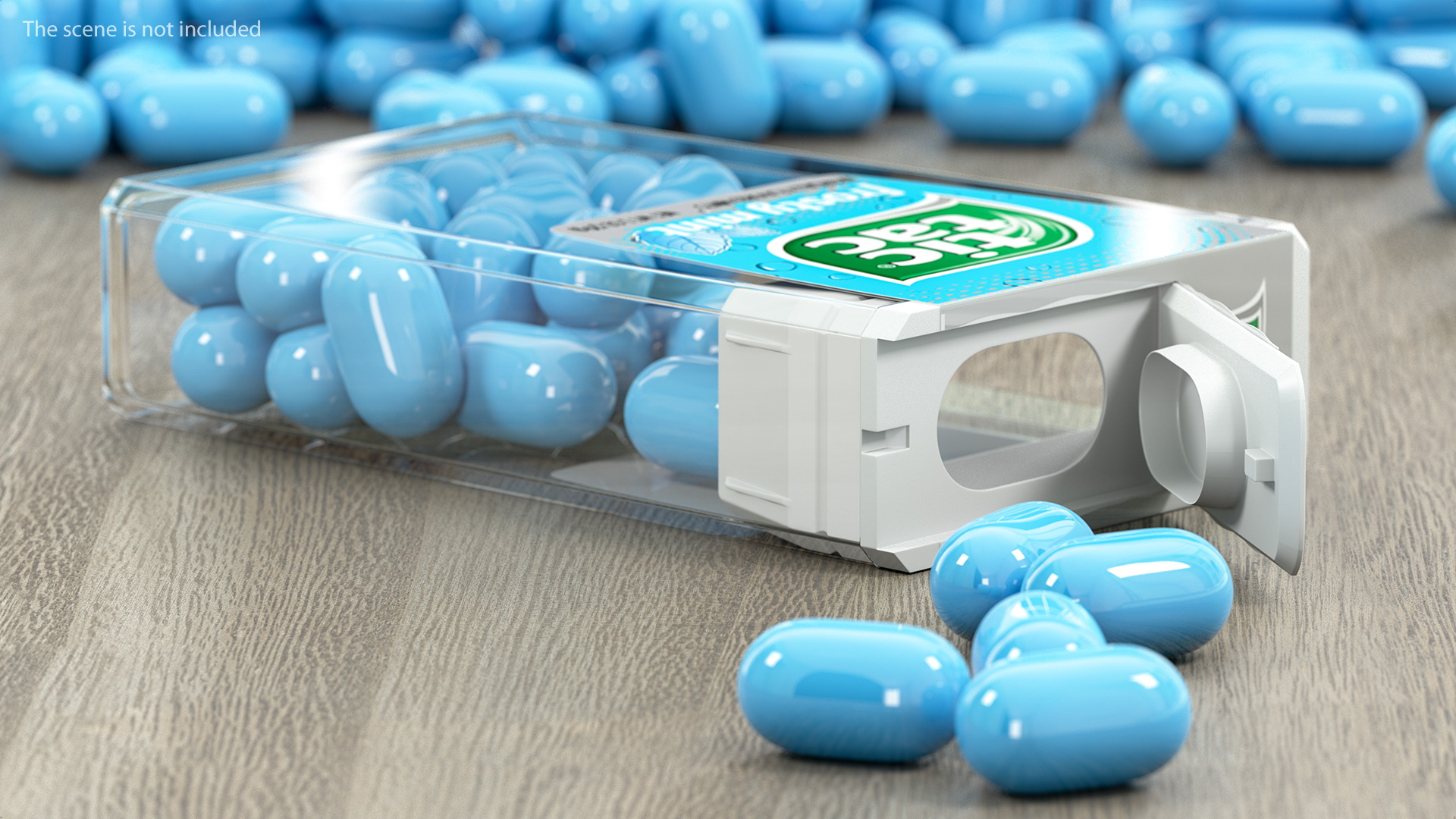 Spilled Tic Tac Frosty Mint Flavored Mints 3D