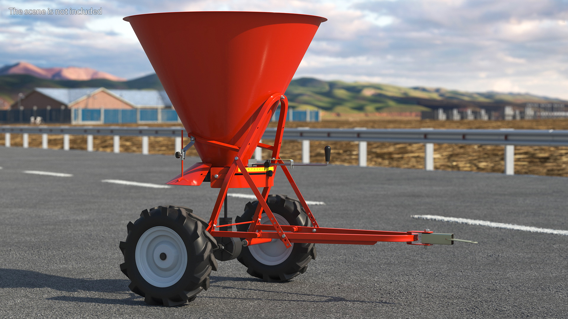 Gritting Salt Spreader 3D