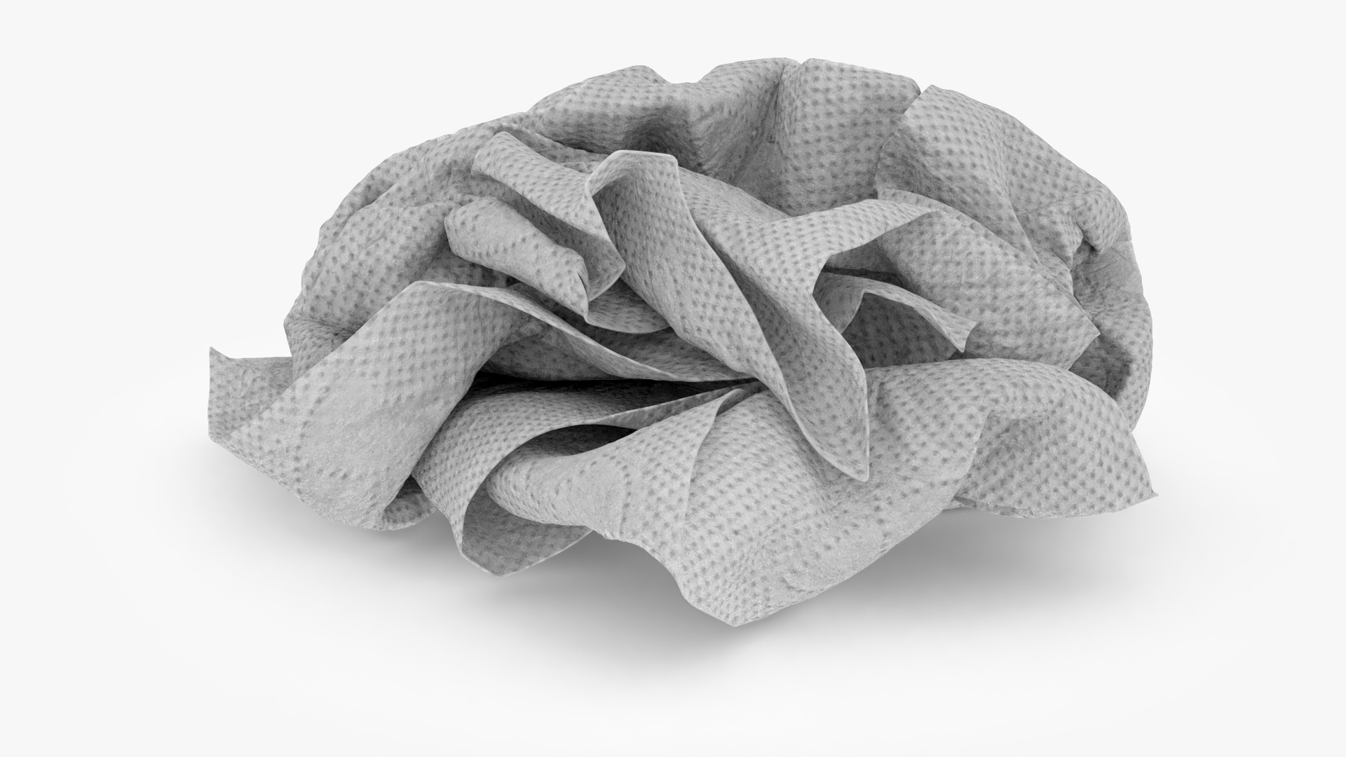 3D model Napkin Crumpled