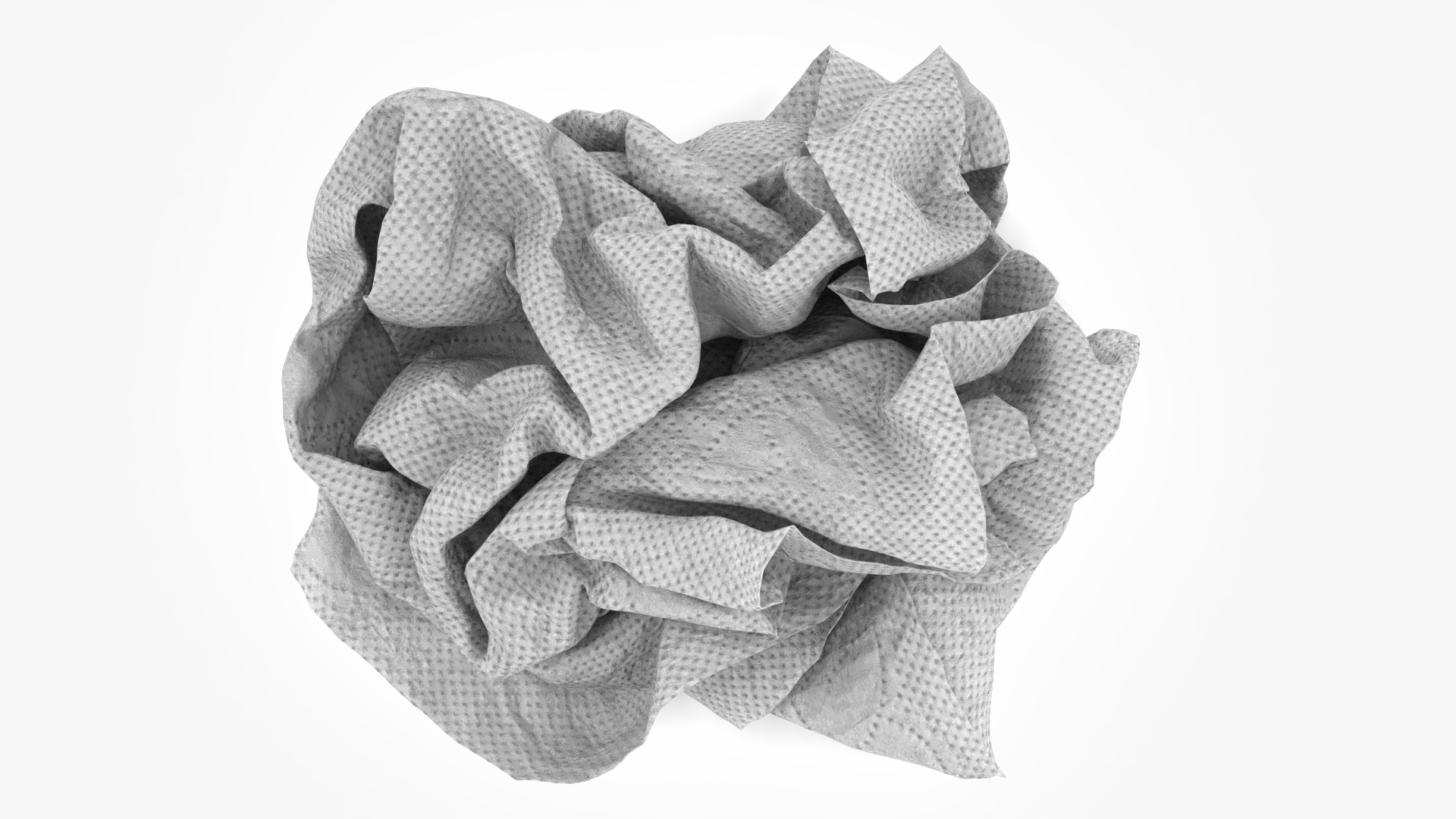 3D model Napkin Crumpled