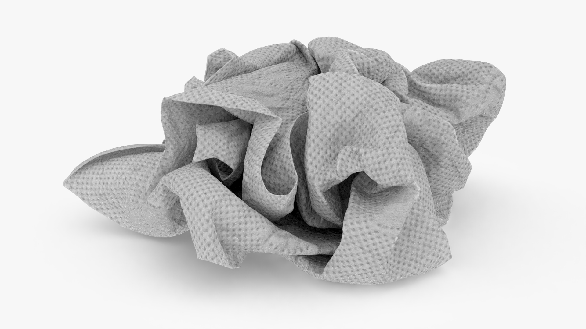 3D model Napkin Crumpled