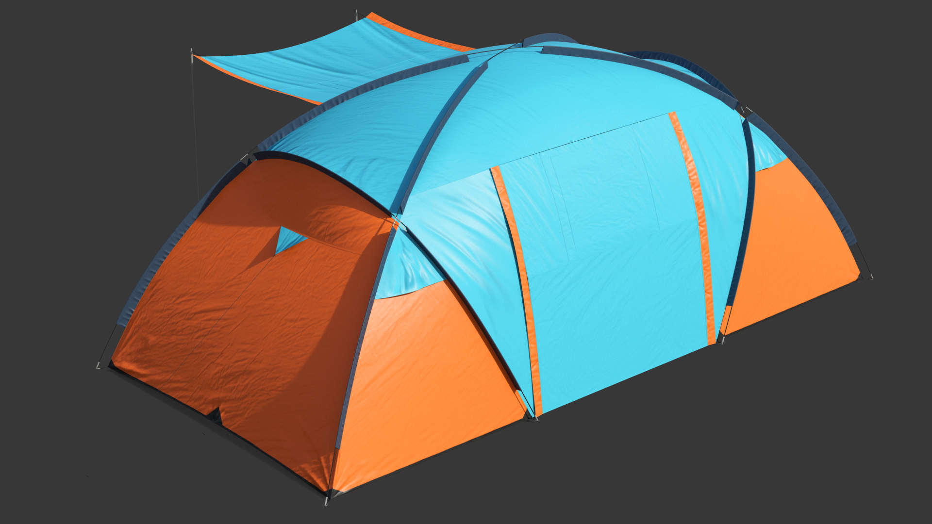 3D model Bellamore Gift Outdoor Camping Tent Open