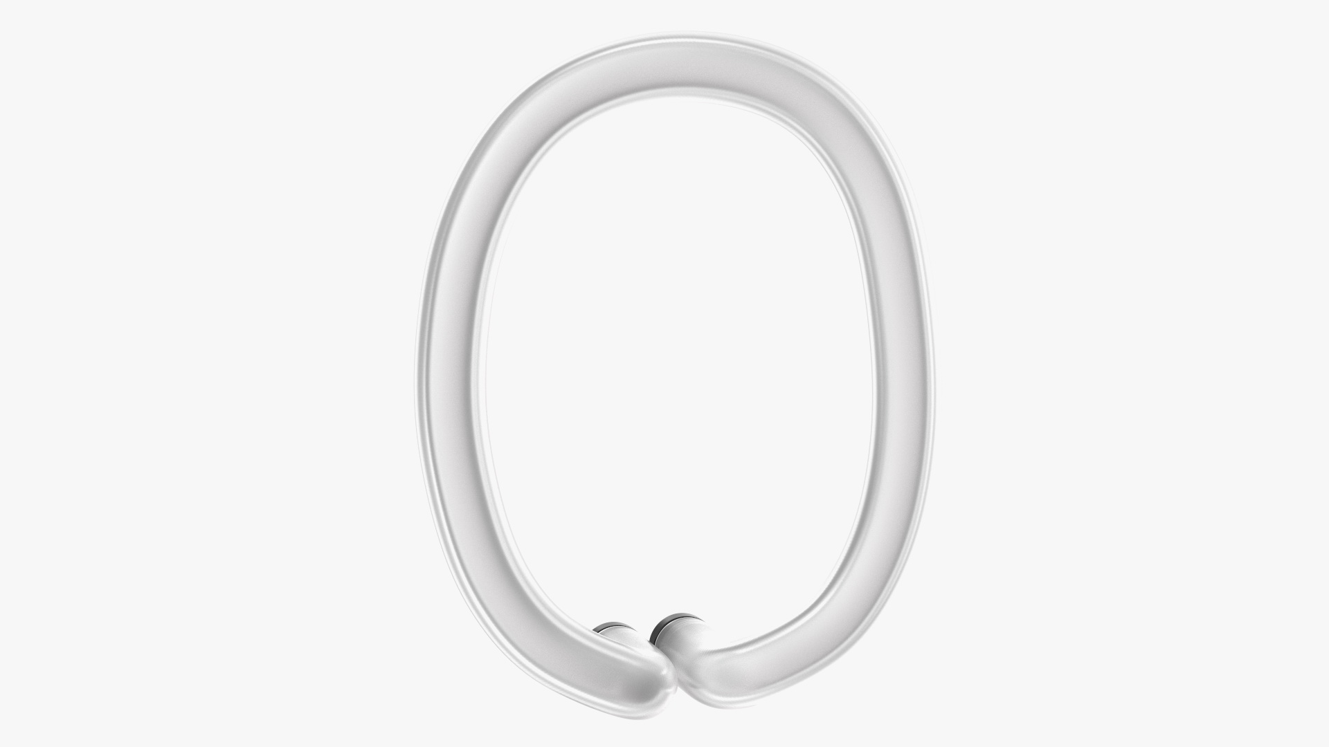 Neon Tube Light Number 0 3D model