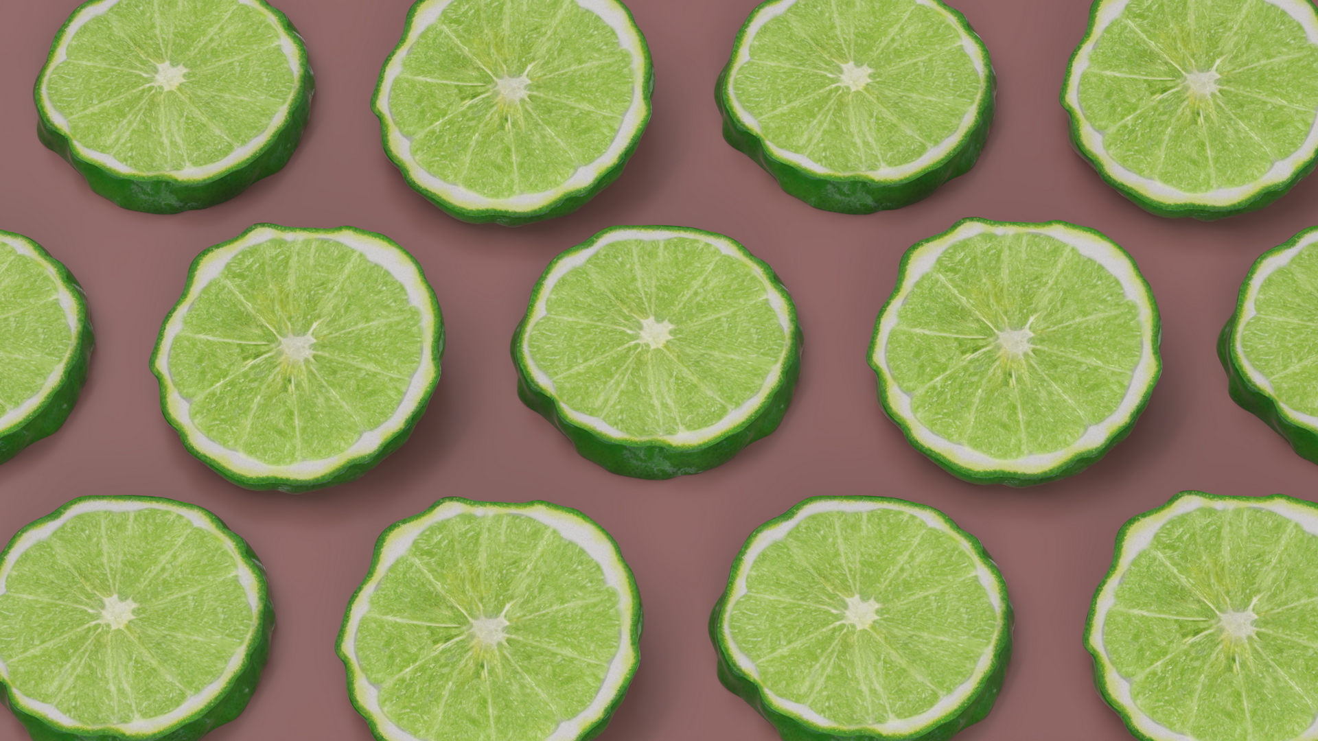 Bergamot Slice 3D model