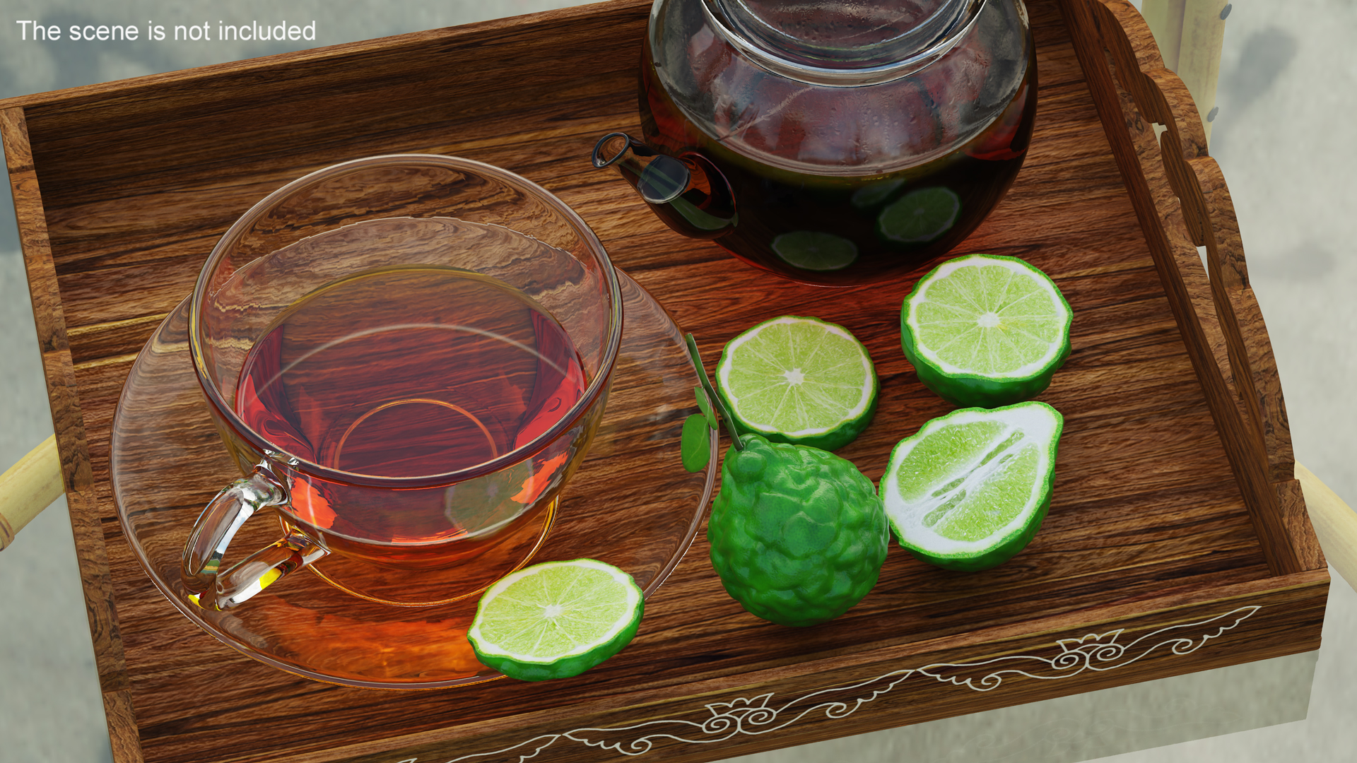 Bergamot Slice 3D model