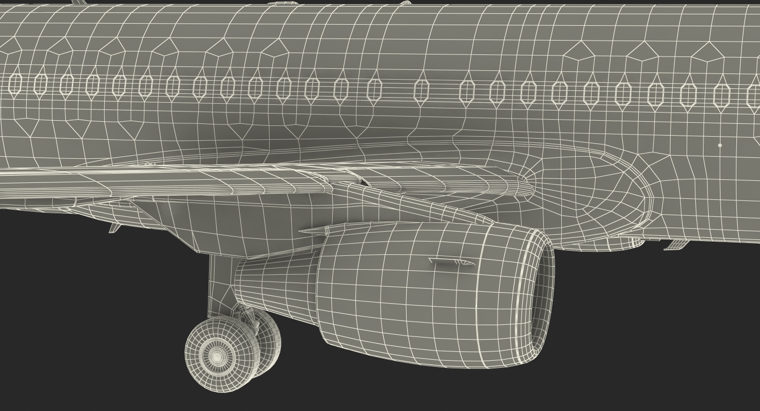 3D model Airbus A319 Vueling Airlines Rigged