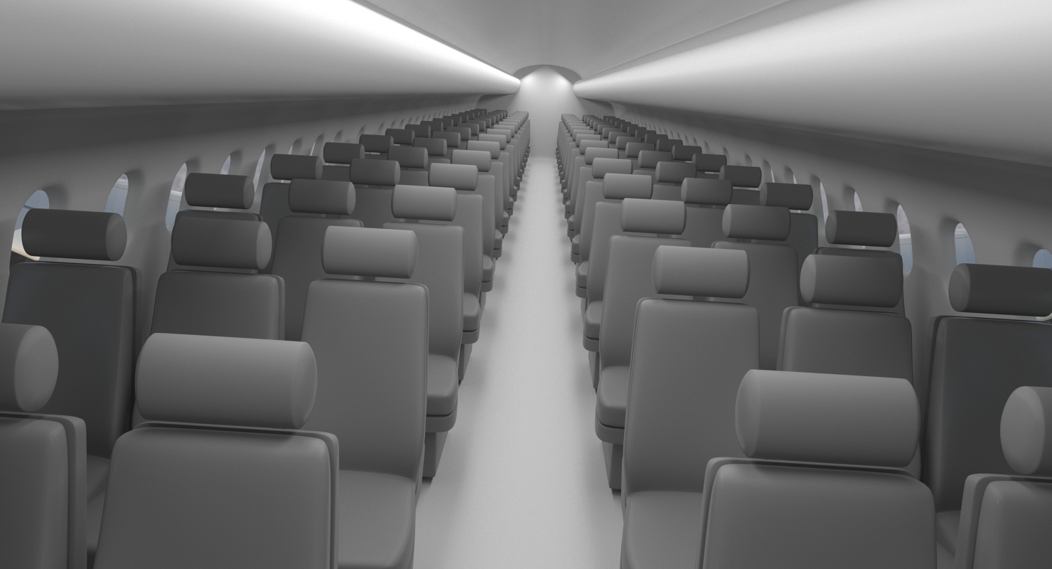 3D model Airbus A319 Vueling Airlines Rigged