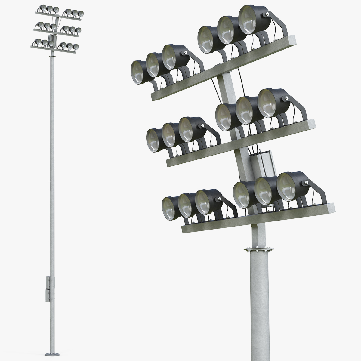 Football Field Lighting Mast, view 8