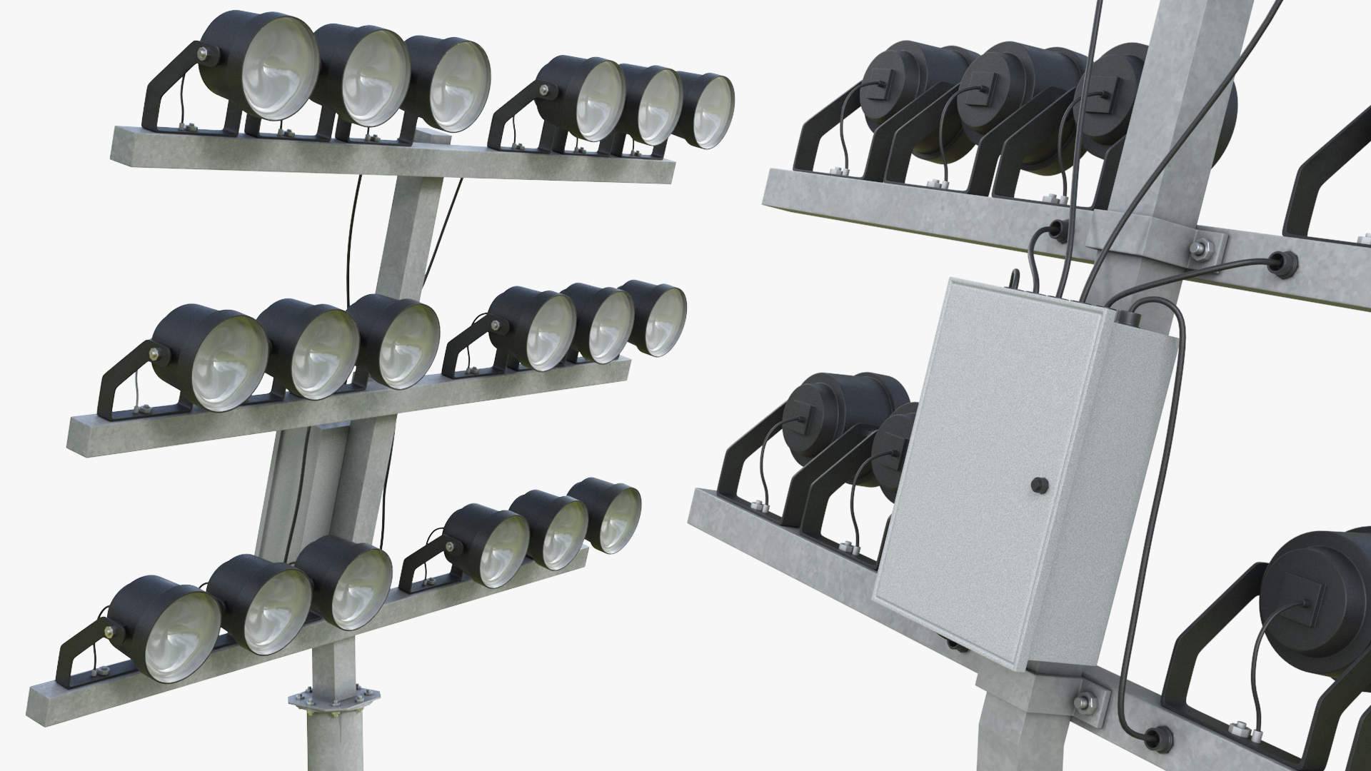 Football Field Lighting Mast, view 3