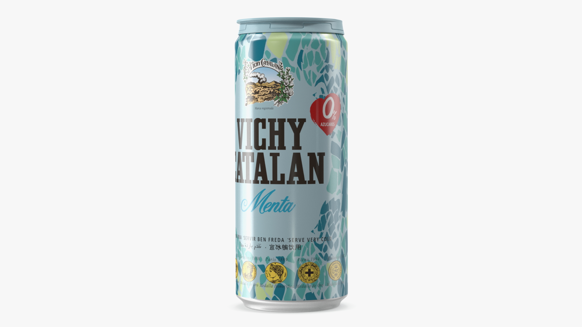 3D Therapeutic Table Water Can Vichy Catalan Mint