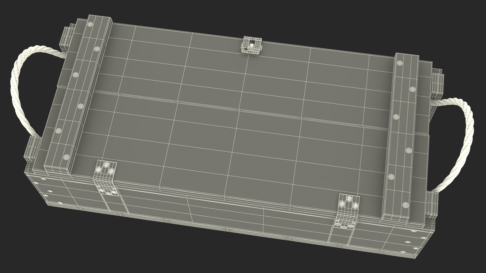 3D model Military Ammunition Crate