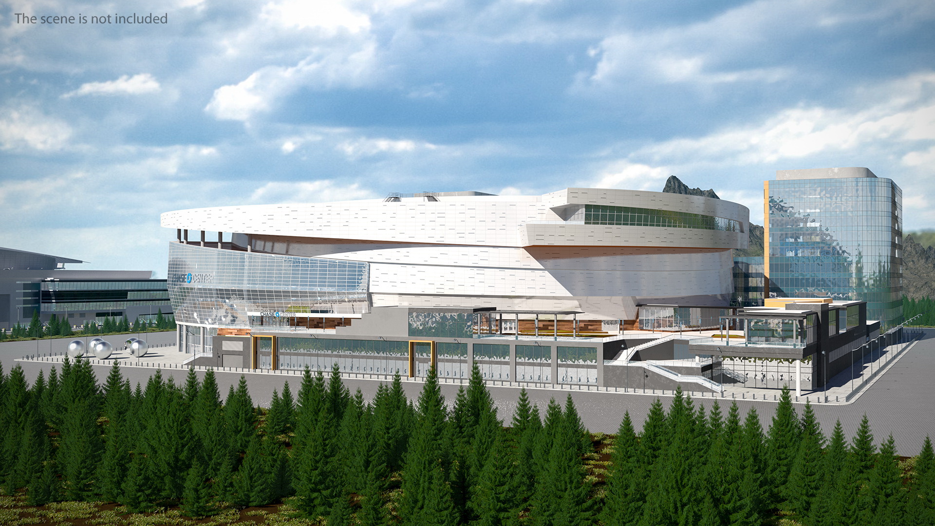 3D Chase Center Arena model