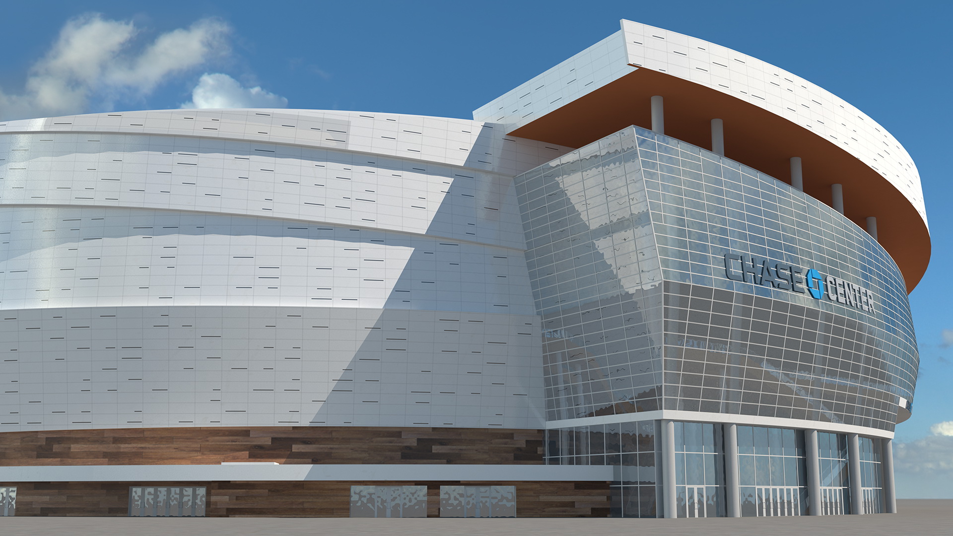 3D Chase Center Arena model